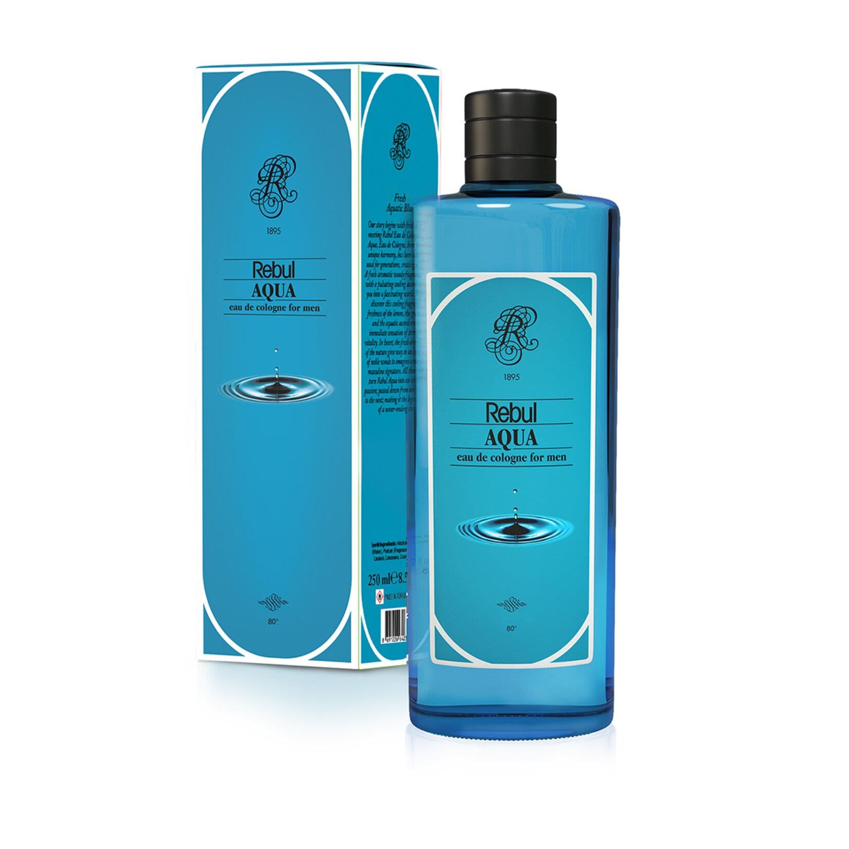 Rebul Aqua Edc Unisex 250Ml Kolonya