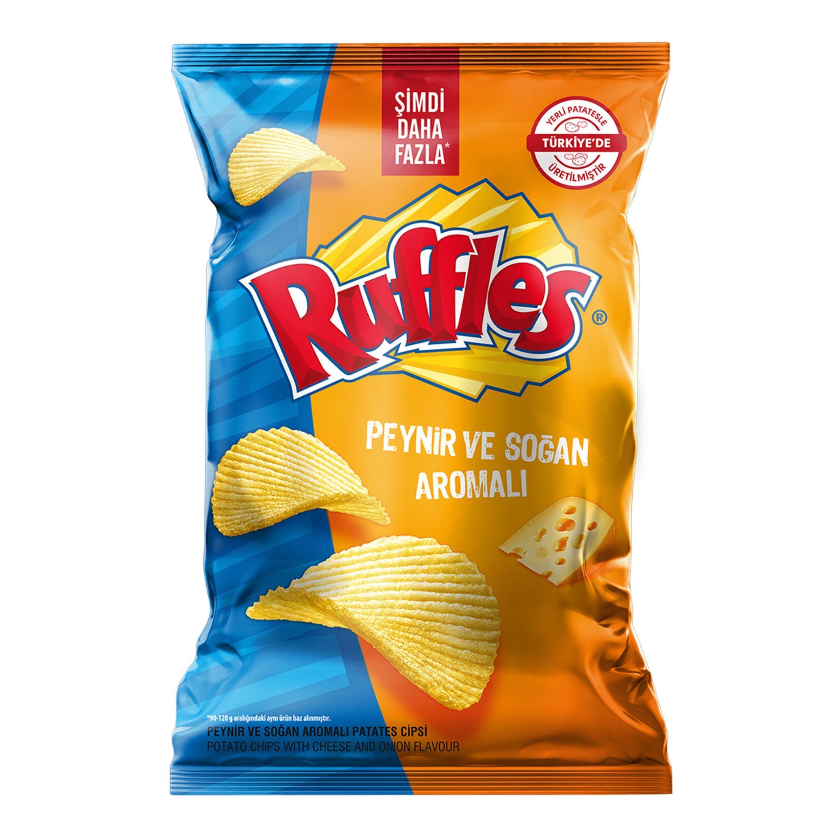 RUFFLES PEYNİR VE SOĞAN AROMALI PATATES CİPS 160 GR