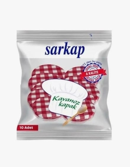 SBK EKOSE DESENLİ KAVANOZ KAPAĞI 10'LU