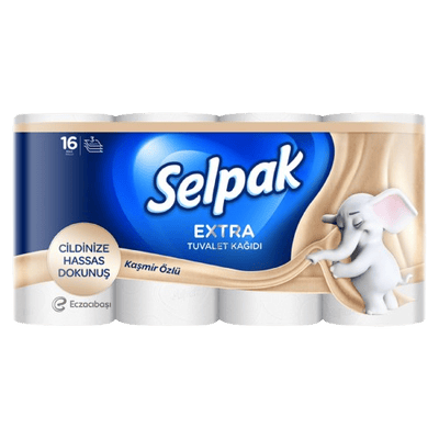 SELPAK EXTRA KAŞMİR TUVALET KAĞIDI 16'LI