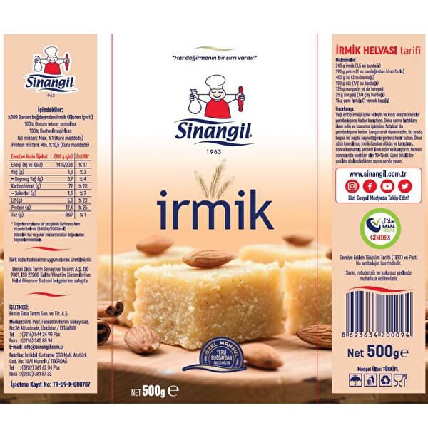 Sinangil İrmik 500 g