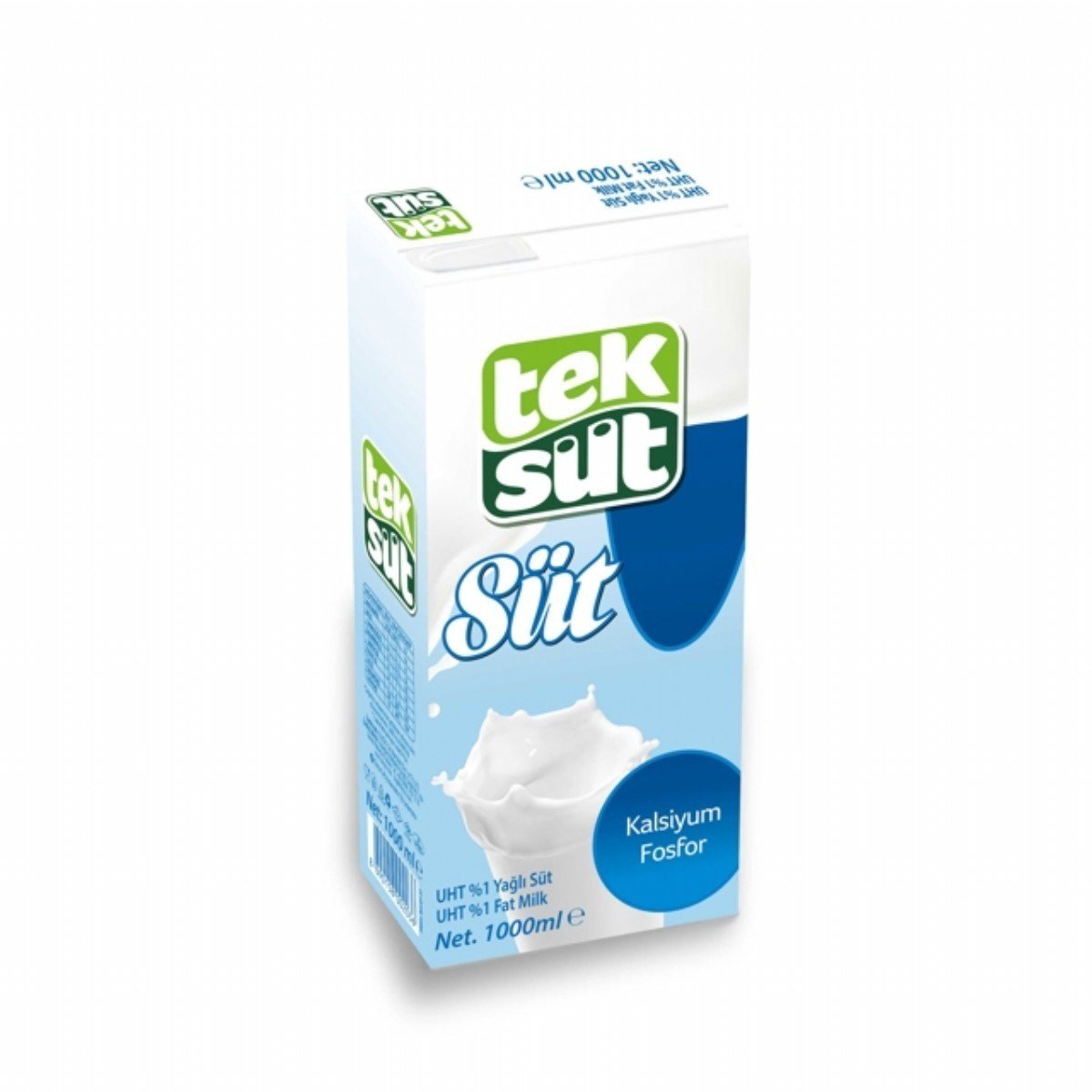 TEKSÜT UHT %1 YAĞLI SÜT 1 LT