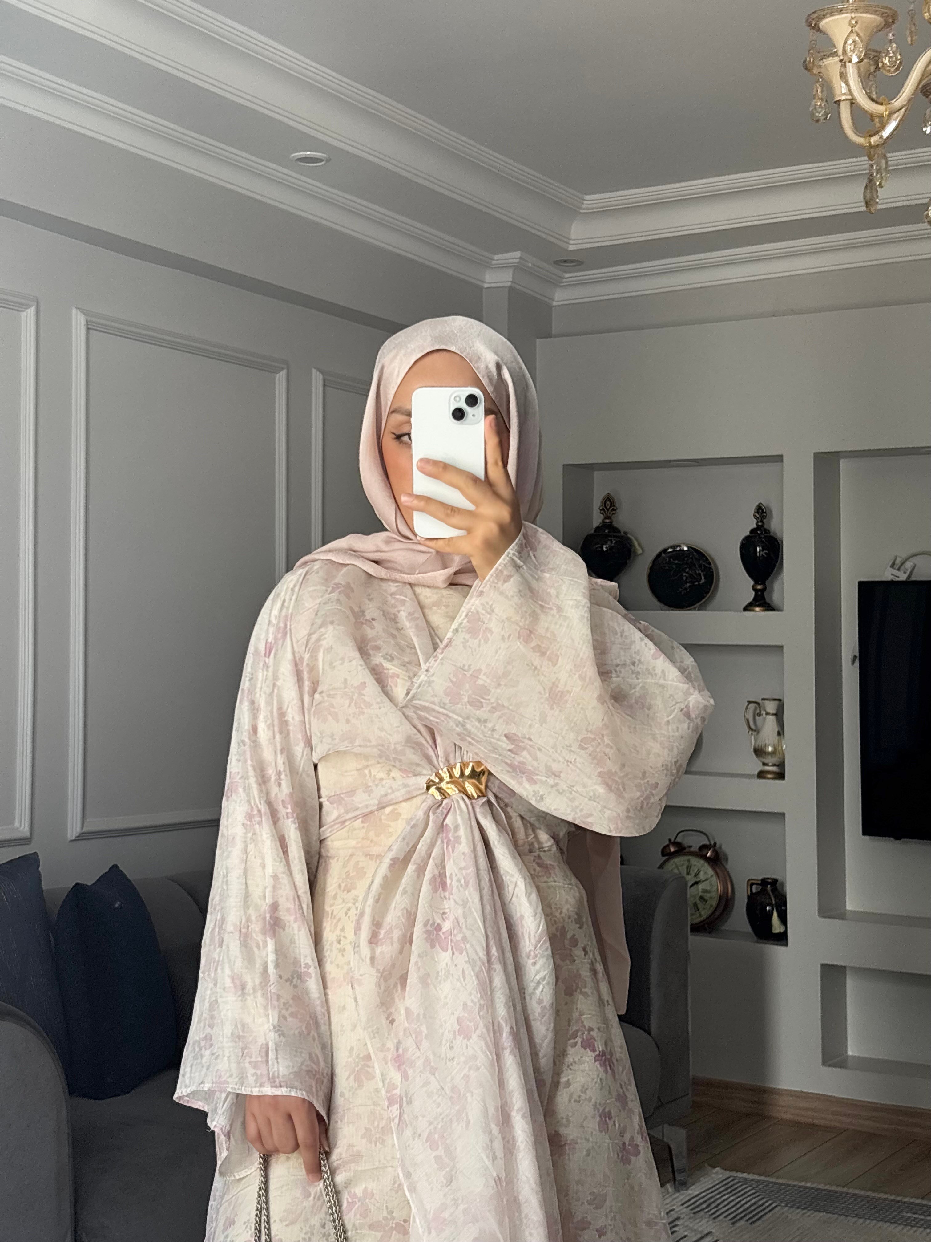 Bolerolu Prenses Elbise Pembe