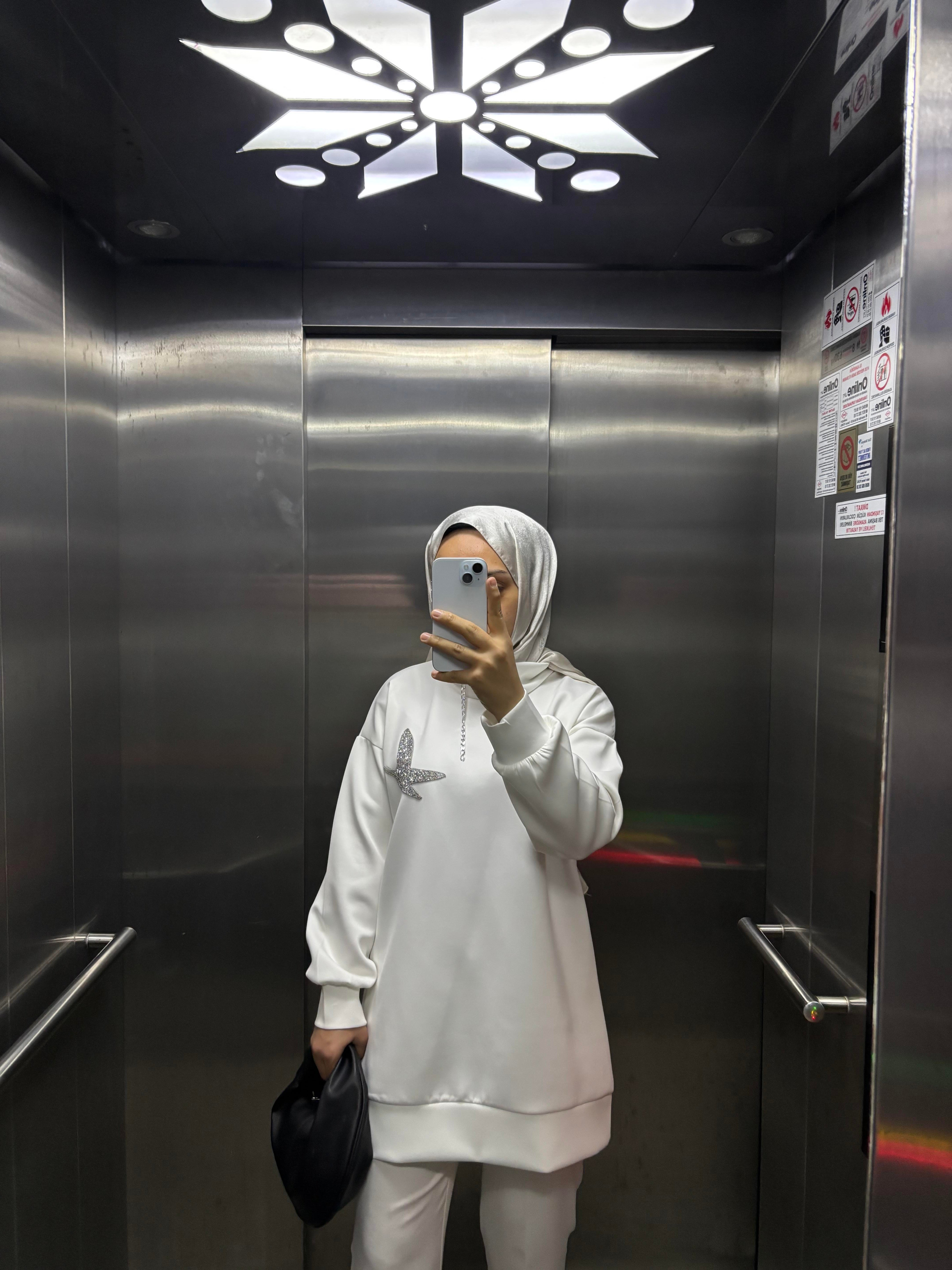 Bymn Model Scuba Sweat Beyaz