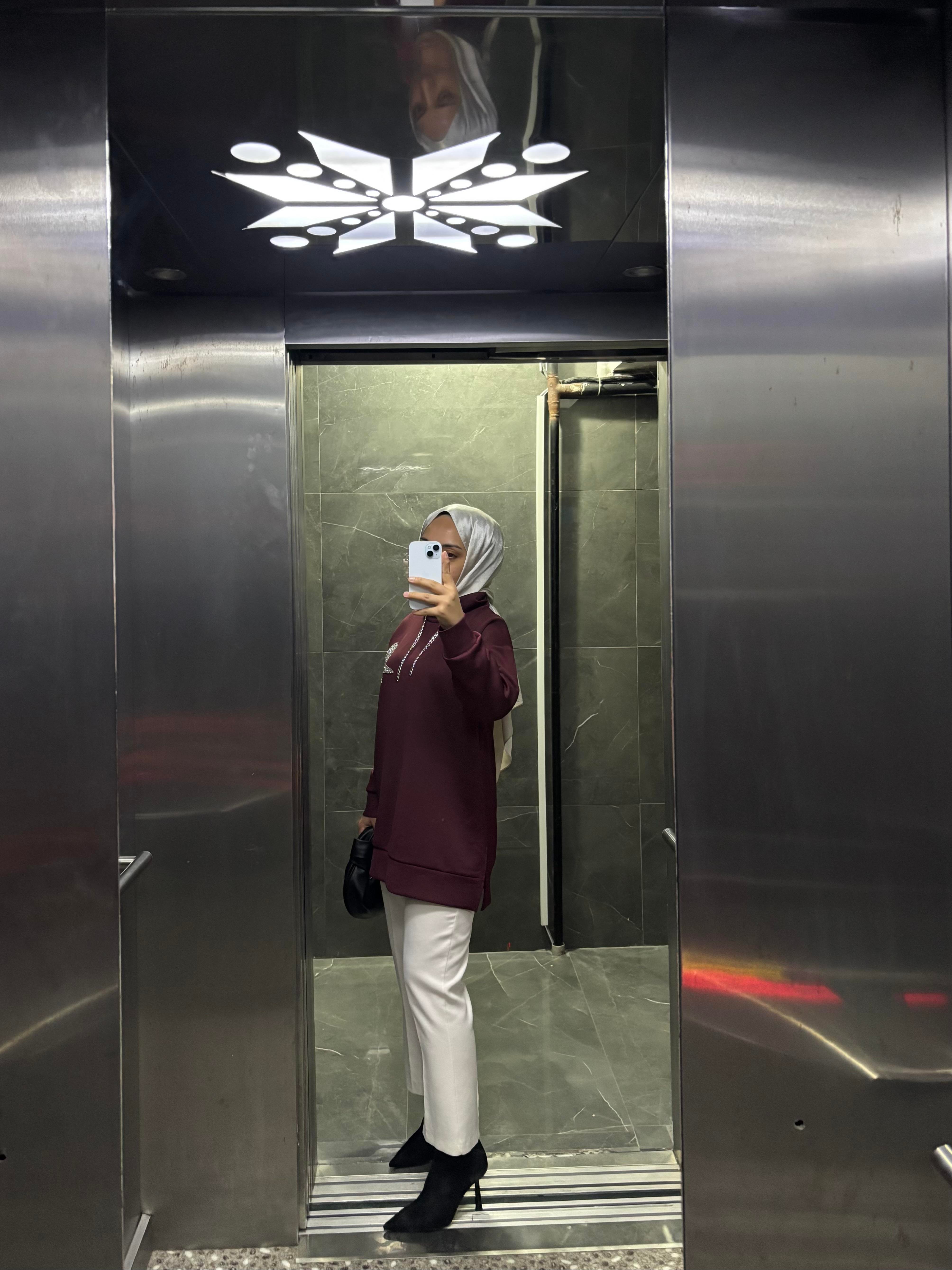 Bymn Model Scuba Sweat Bordo