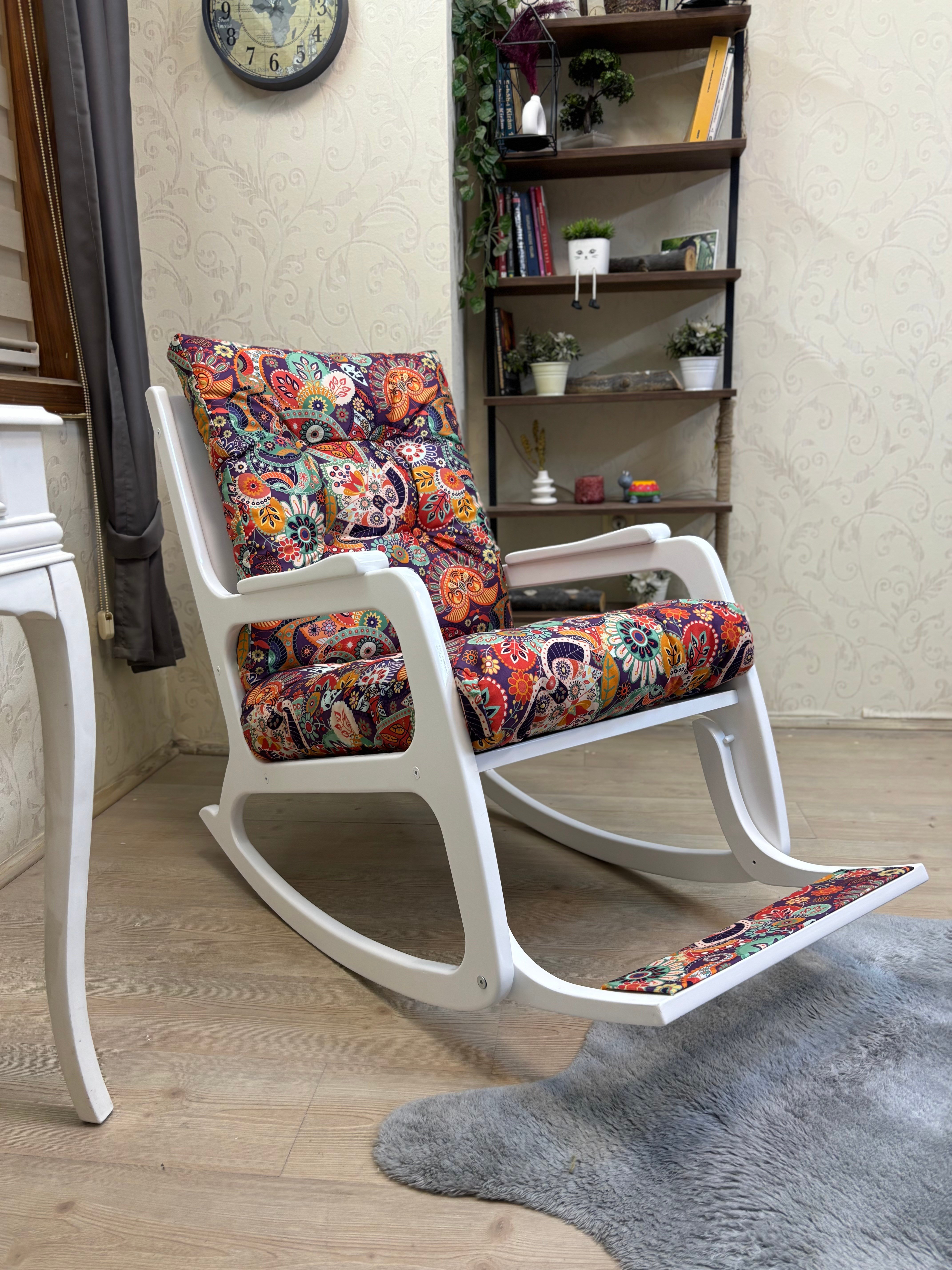 Kontes Retro Sallanan Sandalye | TV Koltuğu | Dinlenme Koltuğu | Kitap Okuma Koltuğu 