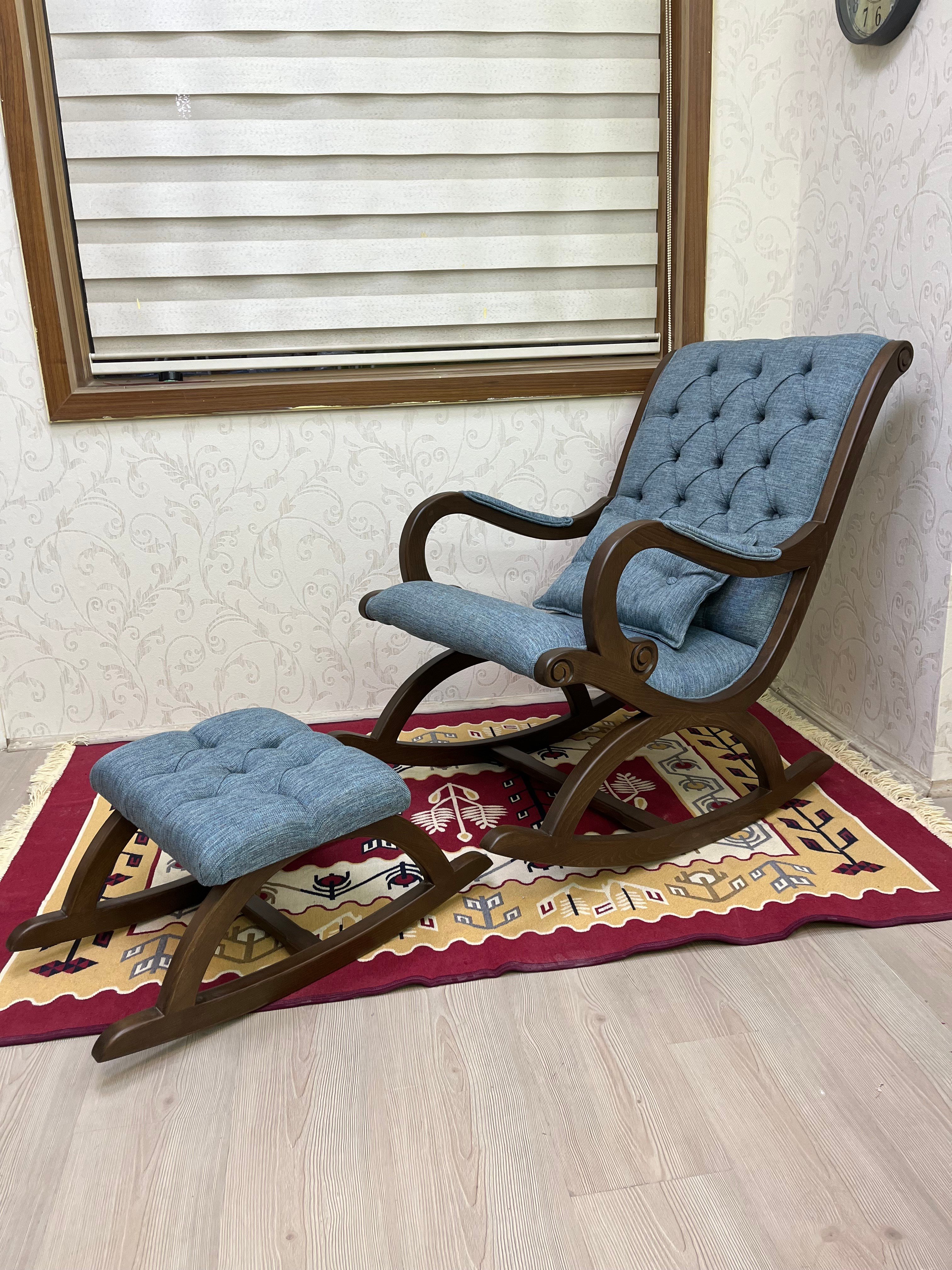 RUSTİK SALLANAN SANDALYE