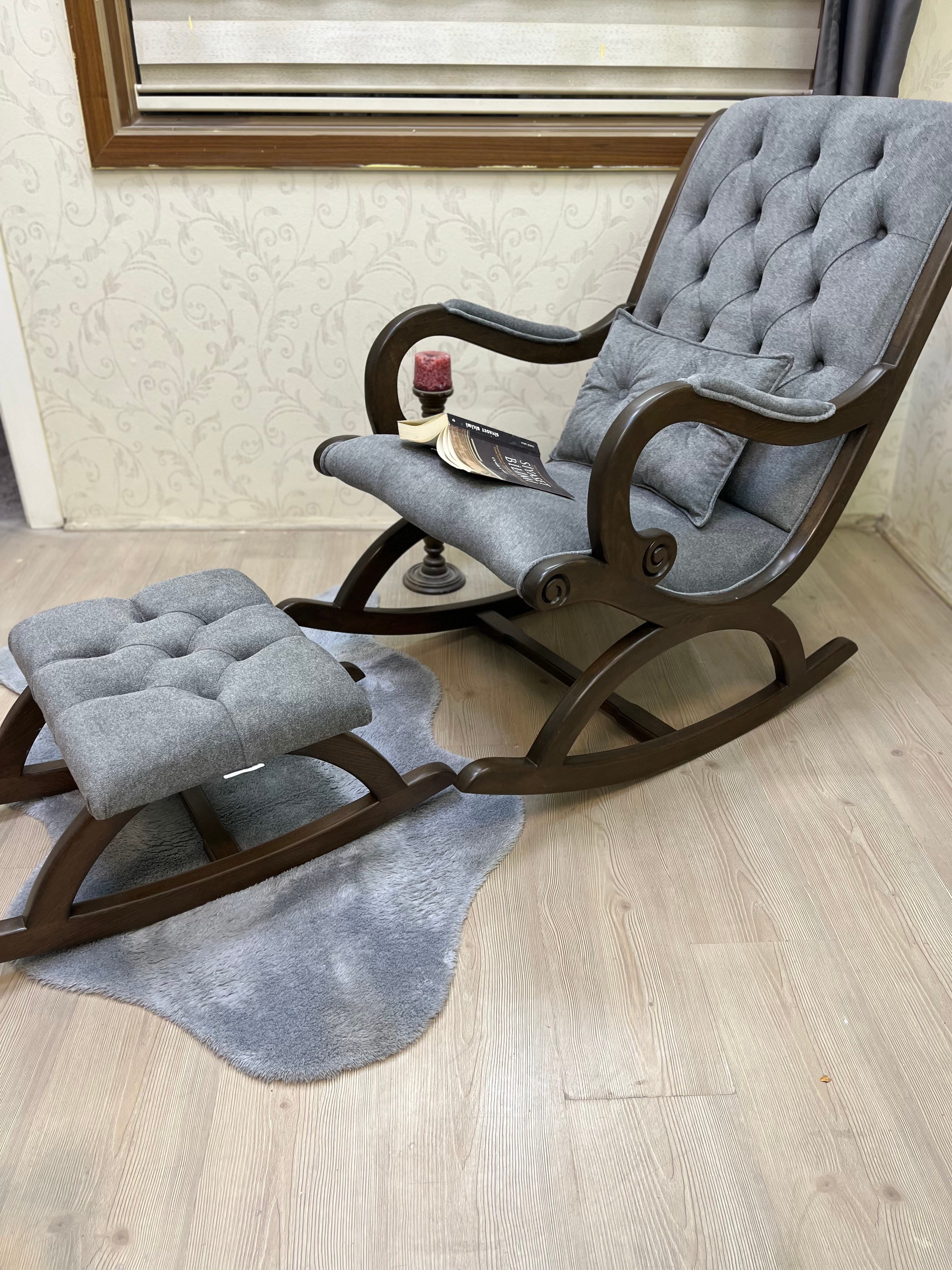 RUSTİK SALLANAN SANDALYE