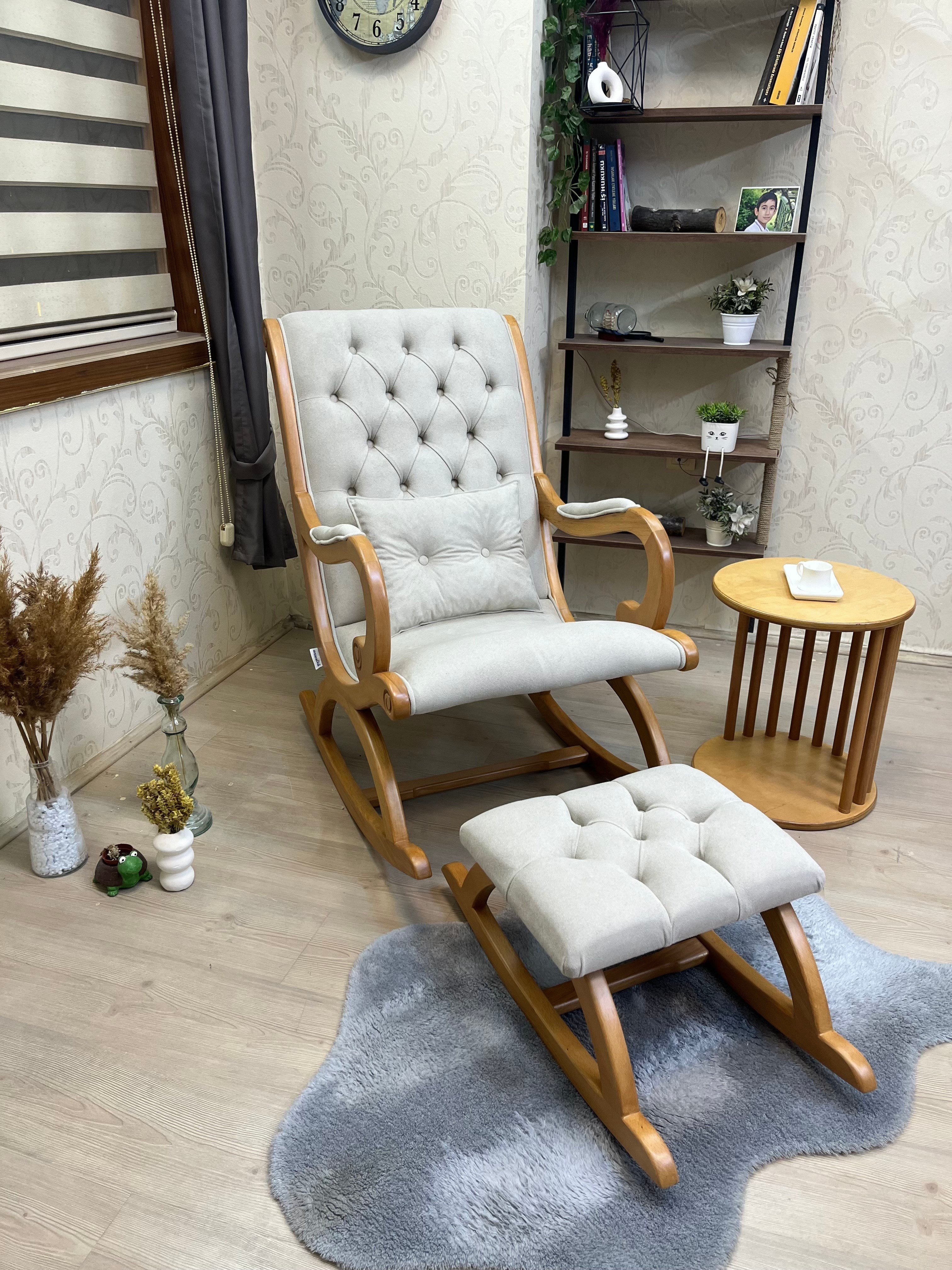 RUSTİK SALLANAN SANDALYE