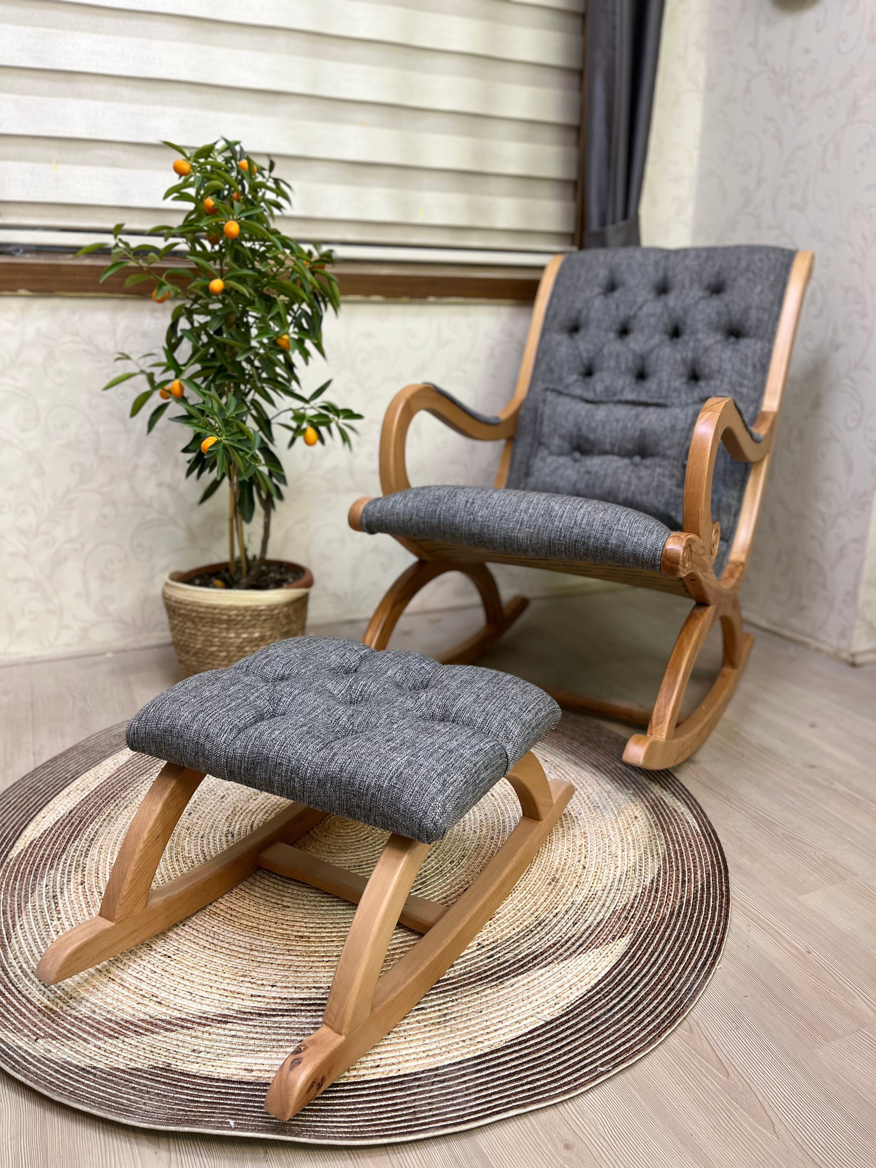 RUSTİK SALLANAN SANDALYE