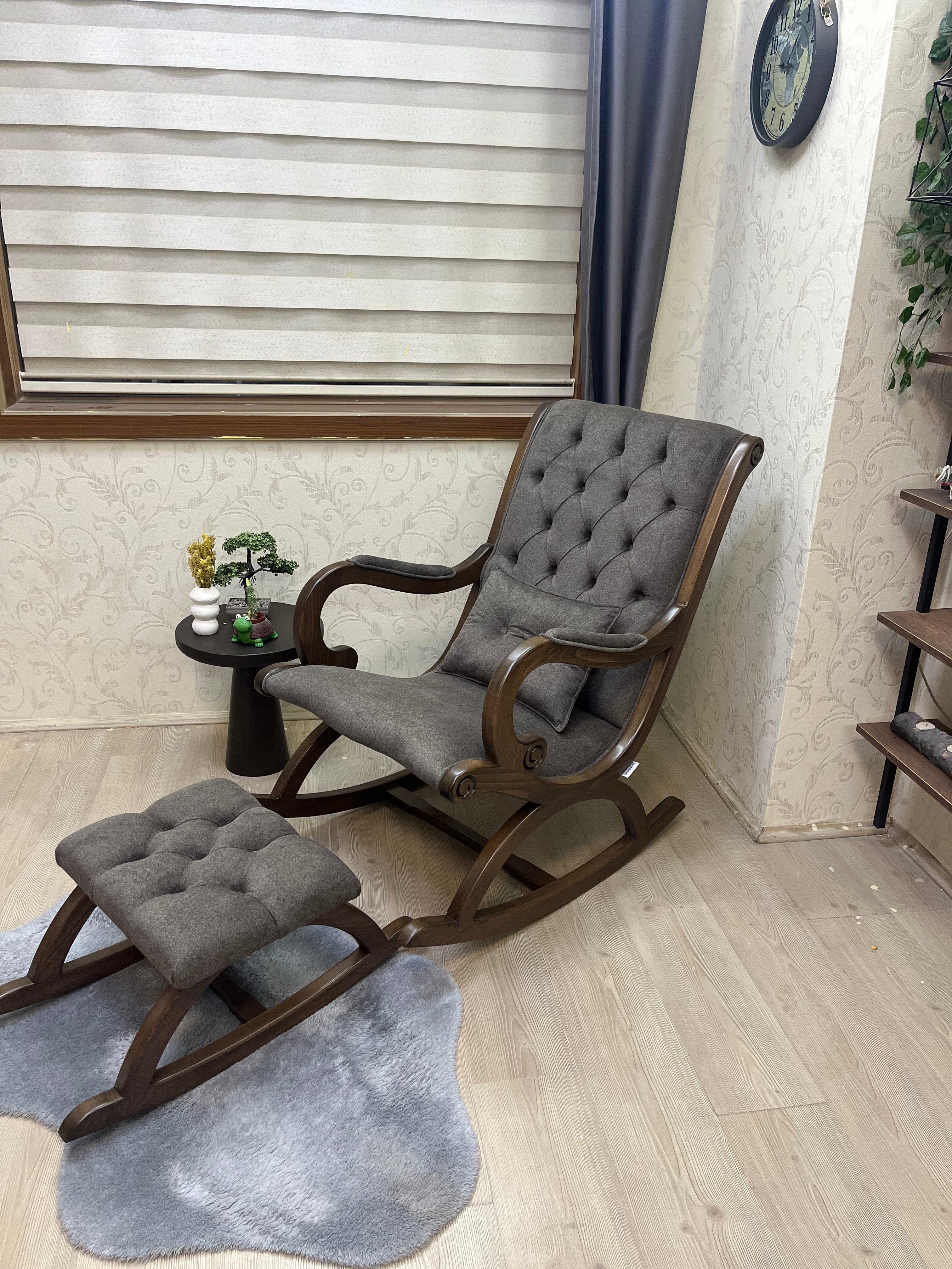 RUSTİK SALLANAN SANDALYE
