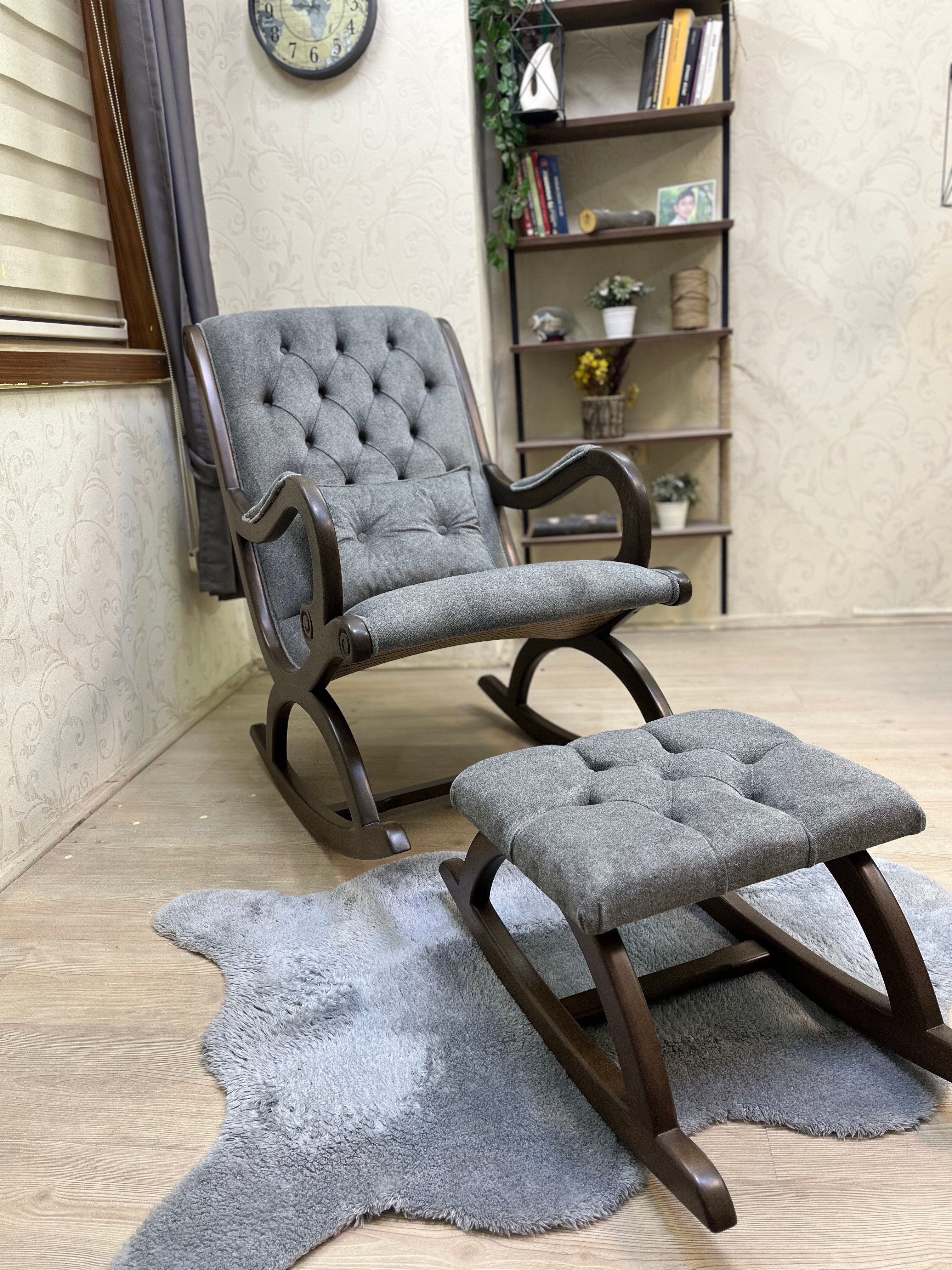 RUSTİK SALLANAN SANDALYE