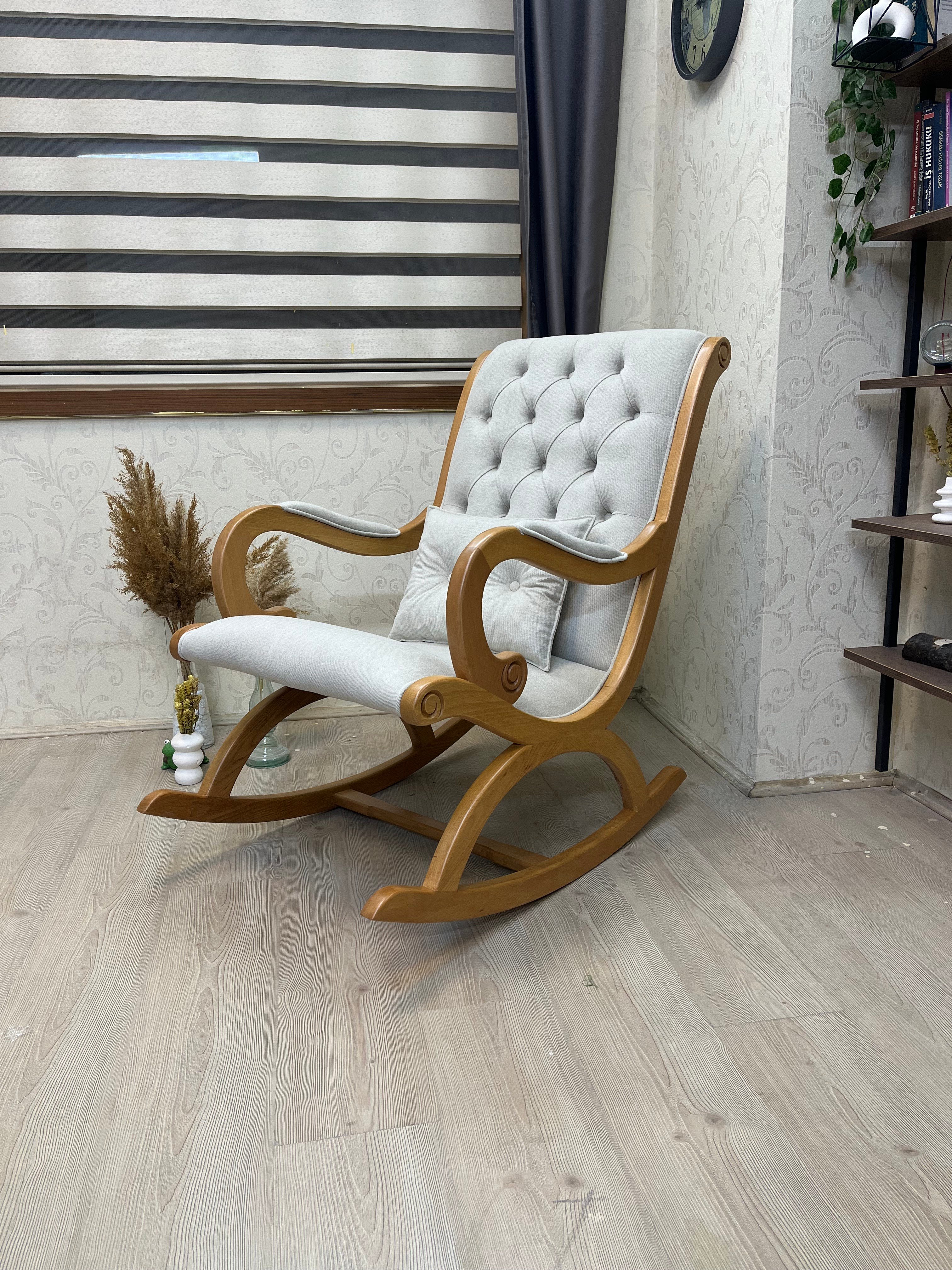 RUSTİK SALLANAN SANDALYE
