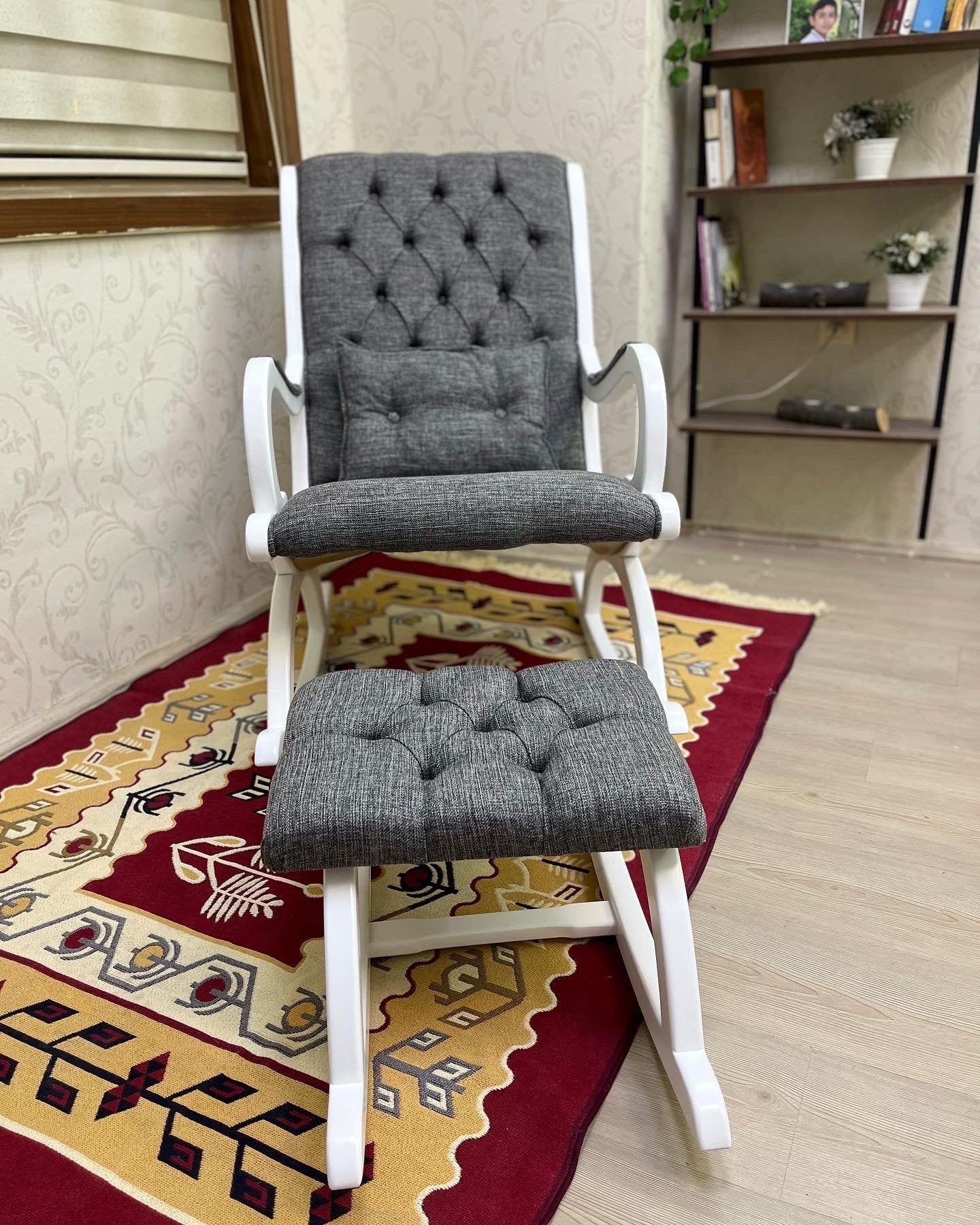 RUSTİK SALLANAN SANDALYE