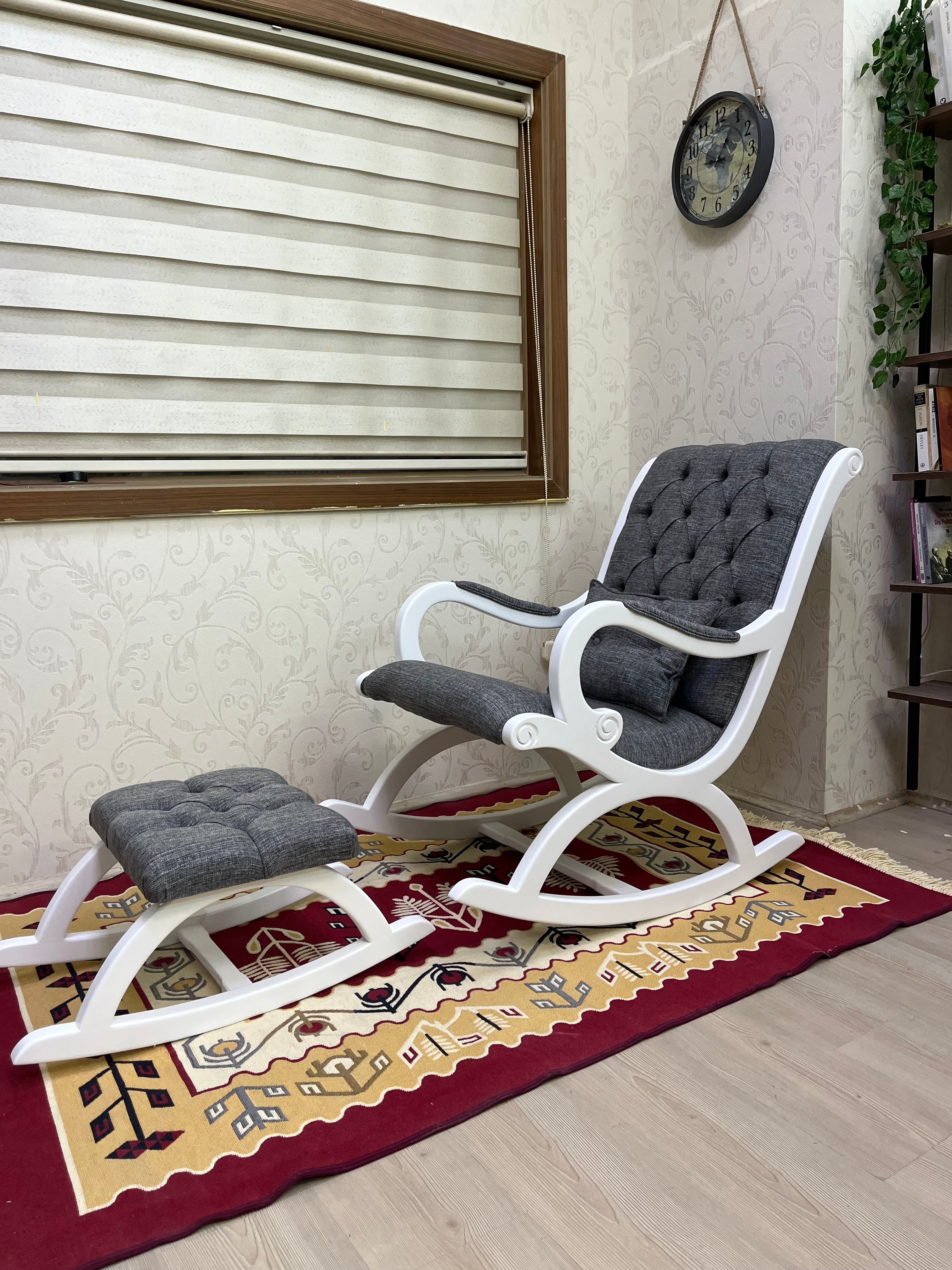 RUSTİK SALLANAN SANDALYE