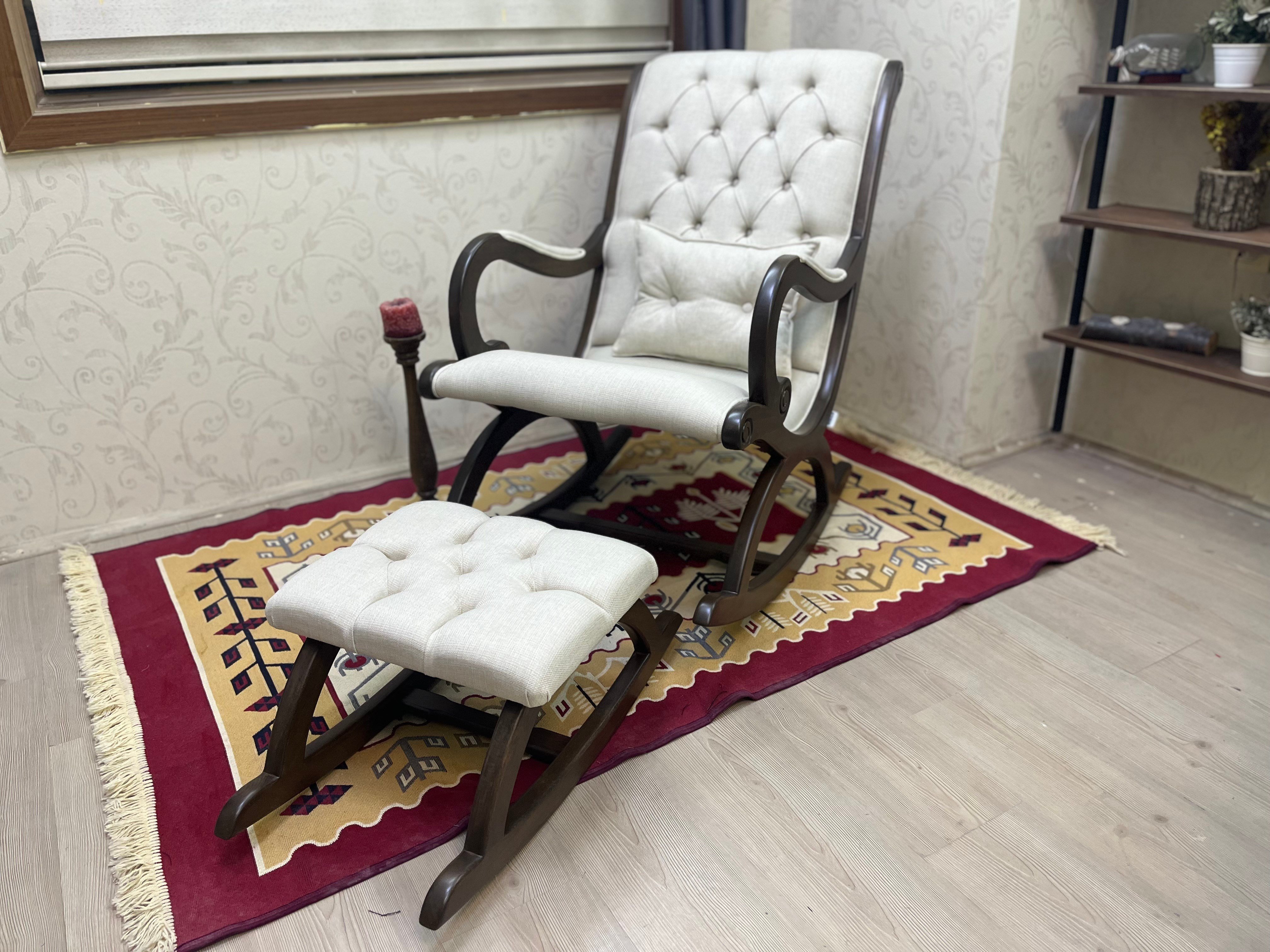 RUSTİK SALLANAN SANDALYE