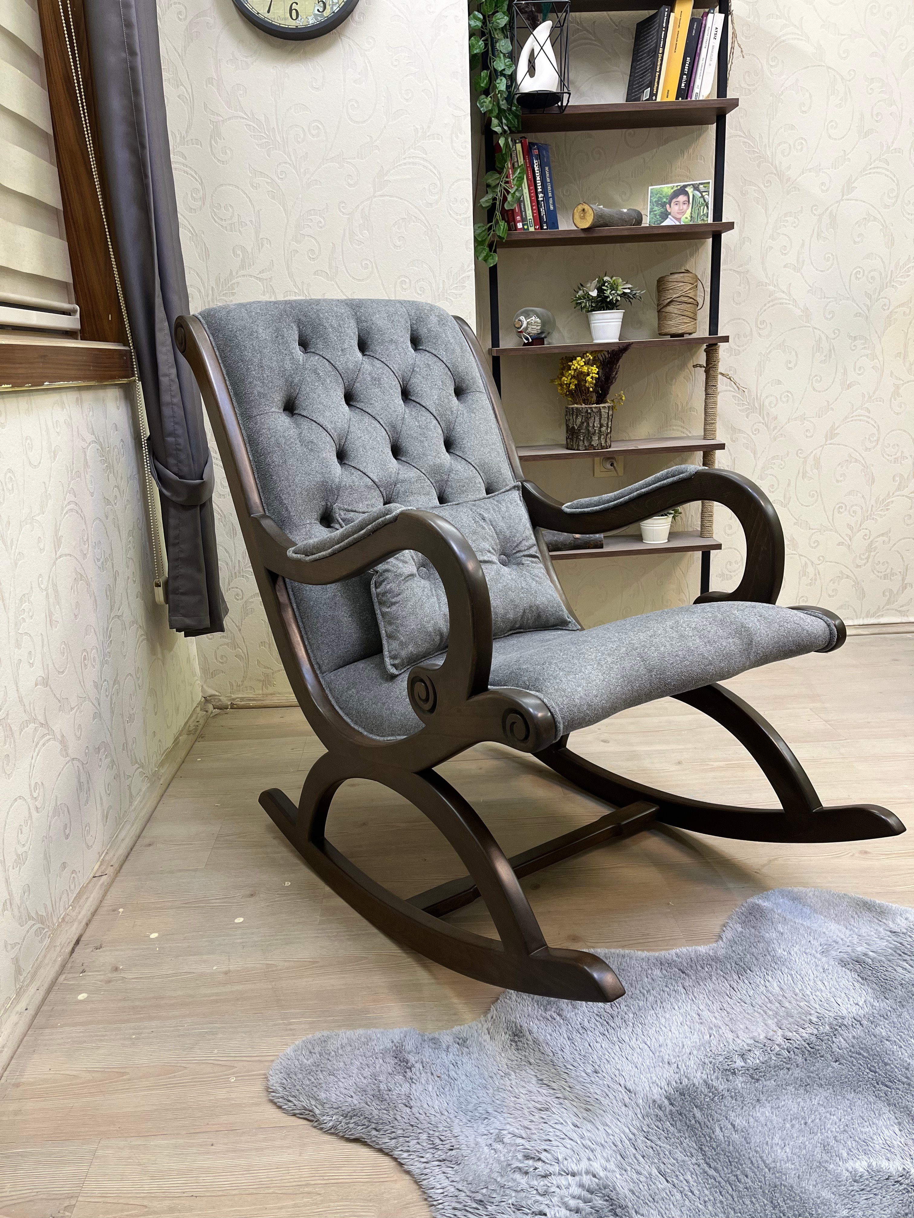 RUSTİK SALLANAN SANDALYE