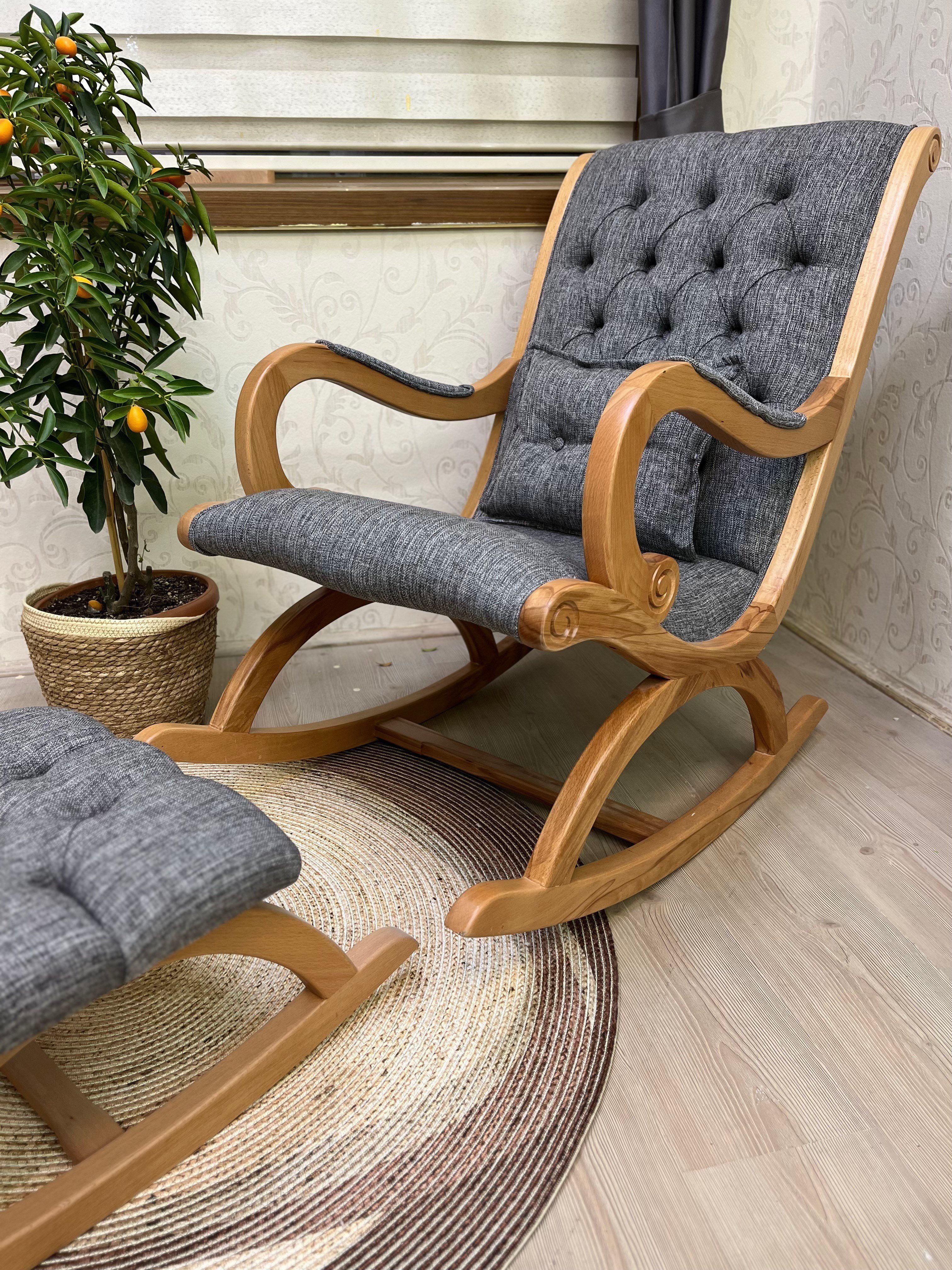 RUSTİK SALLANAN SANDALYE