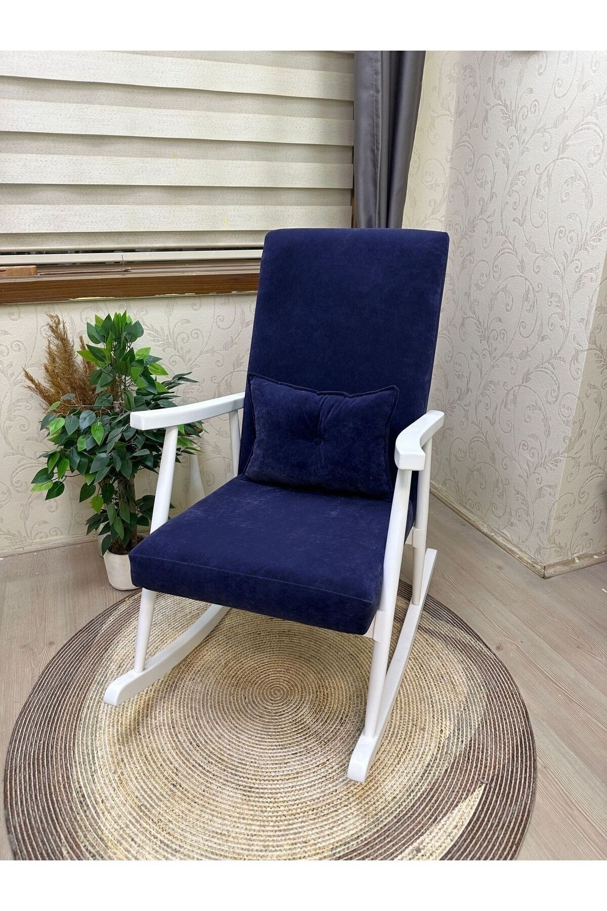 Trend Ceviz Beta Yeşil Sallanan Sandalye Dinlenme Emzirme Baba Tv Okuma Koltuğu Berjer