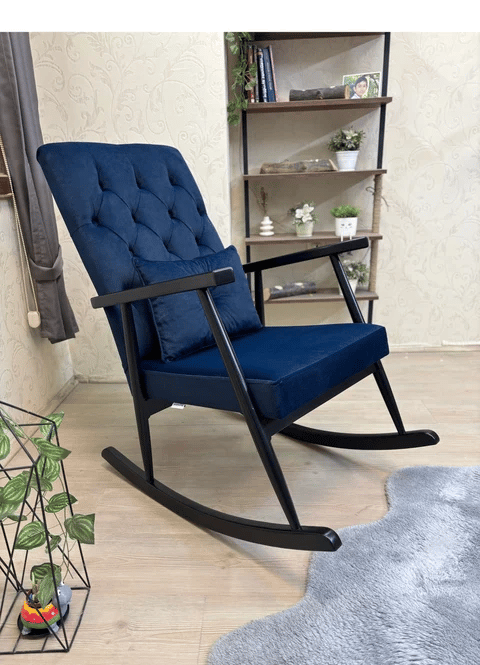 Trend Kapitoneli Naturel Sallanan Sandalye | TV Koltuğu | Dinlenme Koltuğu