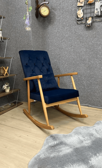 Trend Kapitoneli Naturel Sallanan Sandalye | TV Koltuğu | Dinlenme Koltuğu