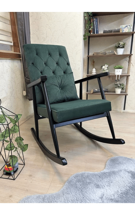 Trend Kapitoneli Naturel Sallanan Sandalye | TV Koltuğu | Dinlenme Koltuğu