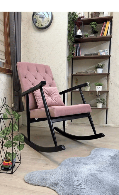 Trend Kapitoneli Naturel Sallanan Sandalye | TV Koltuğu | Dinlenme Koltuğu