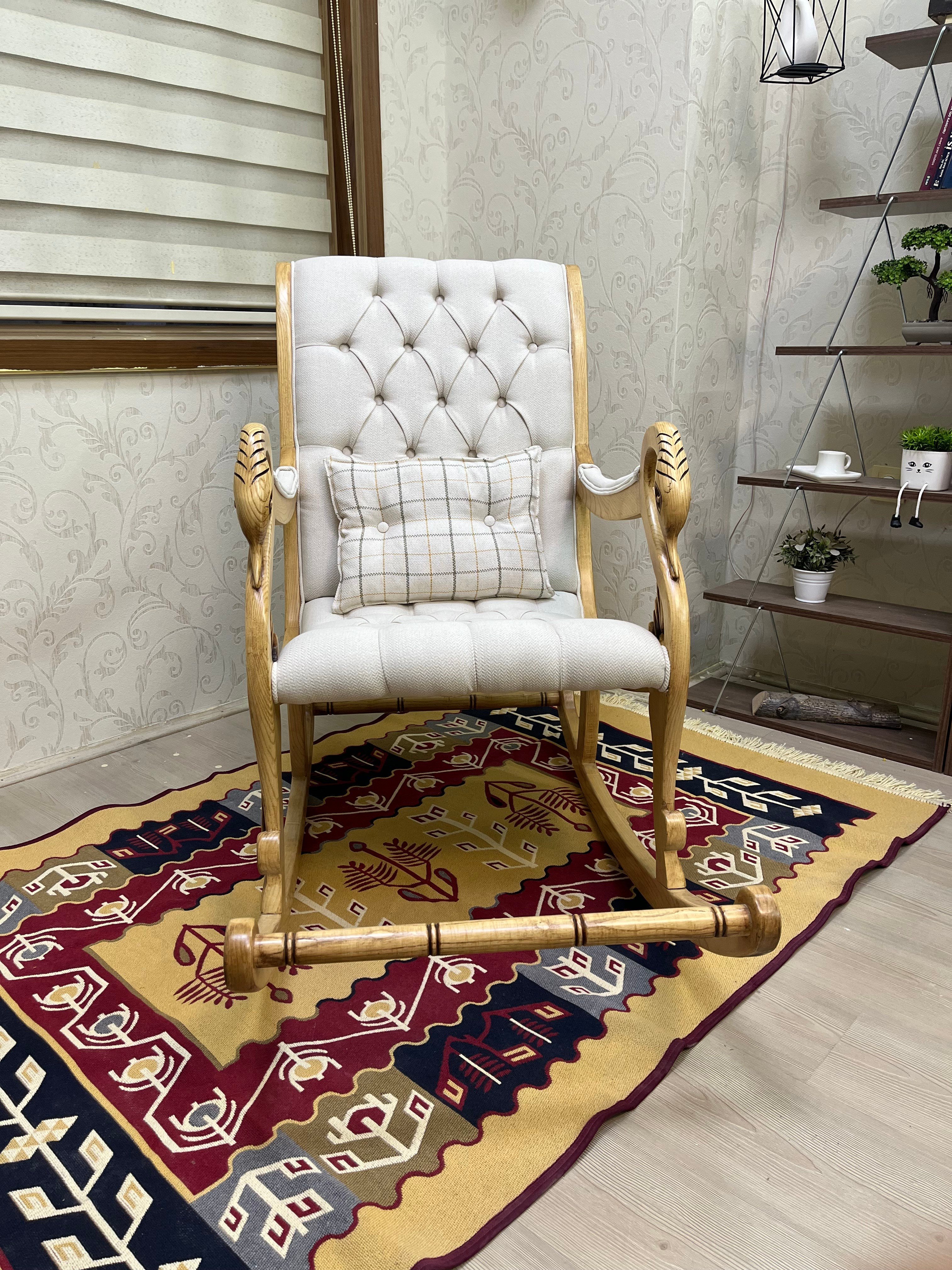 VİNTAGE SALLANAN SANDALYE