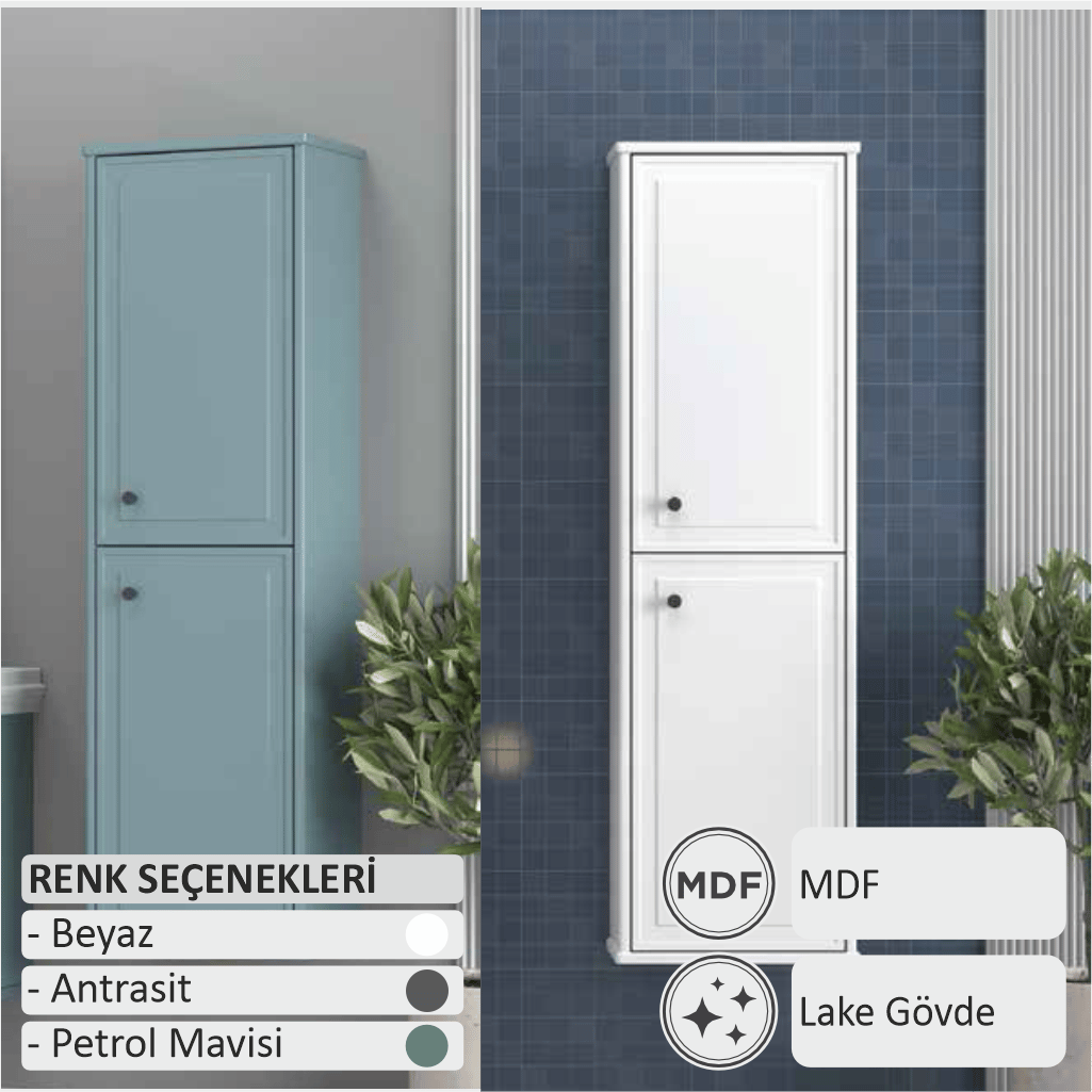 SHOWER ART DECO Boy Dolabı 