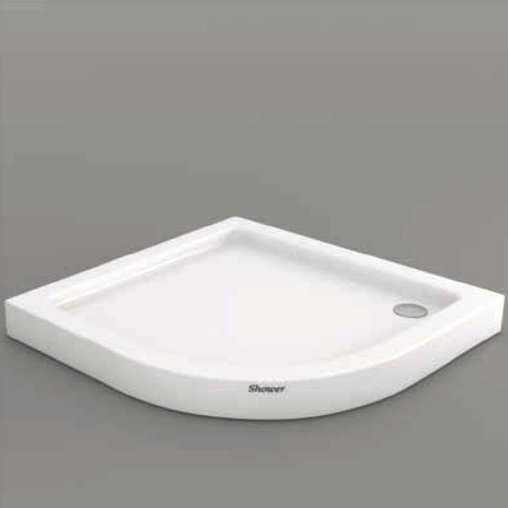 SHOWER Baffy Oval Duş Teknesi, Monoblok