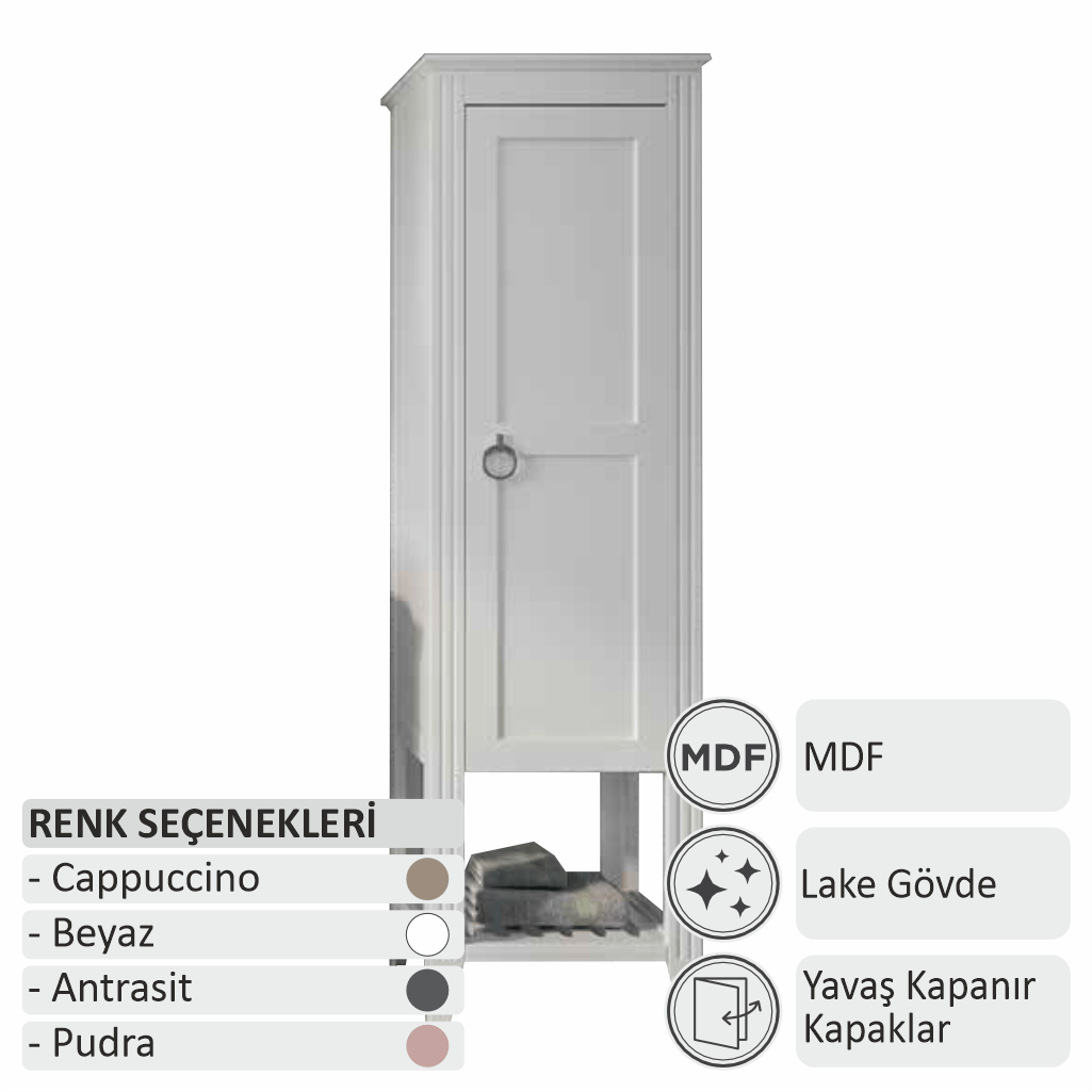 SHOWER FLORYA Boy Dolabı