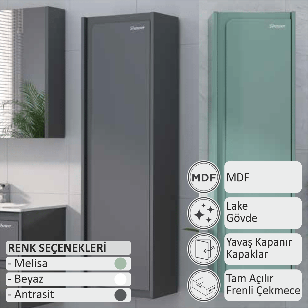 SHOWER HİTİT Boy Dolabı 