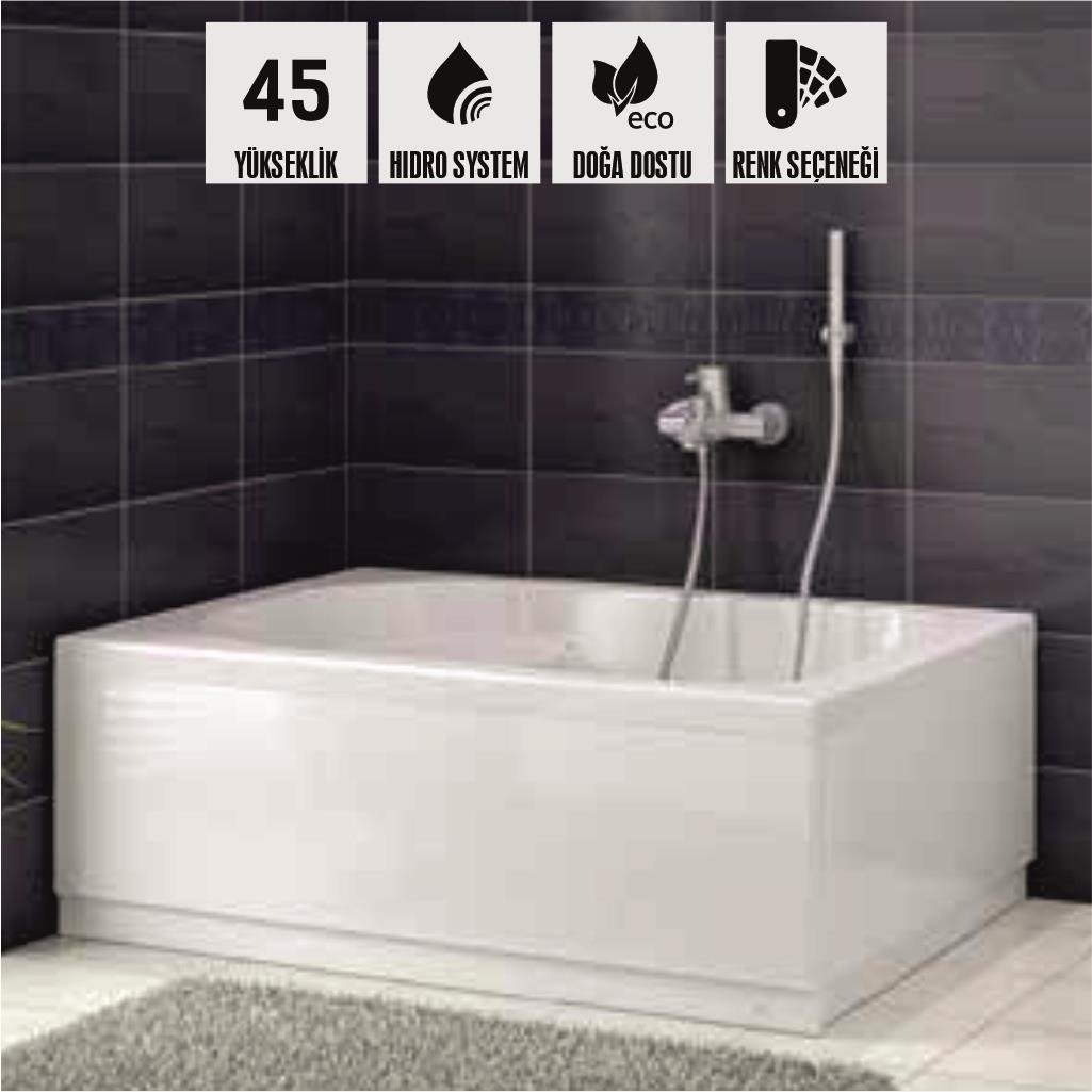 SHOWER ILENA Dikdörtgen Mini Oturmalı Küvet