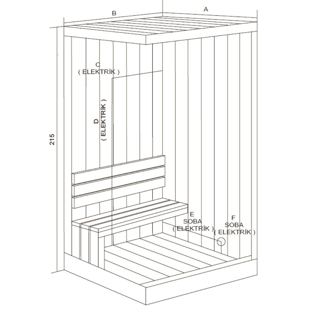 SHOWER Kiron Sauna + Kompakt Sistem