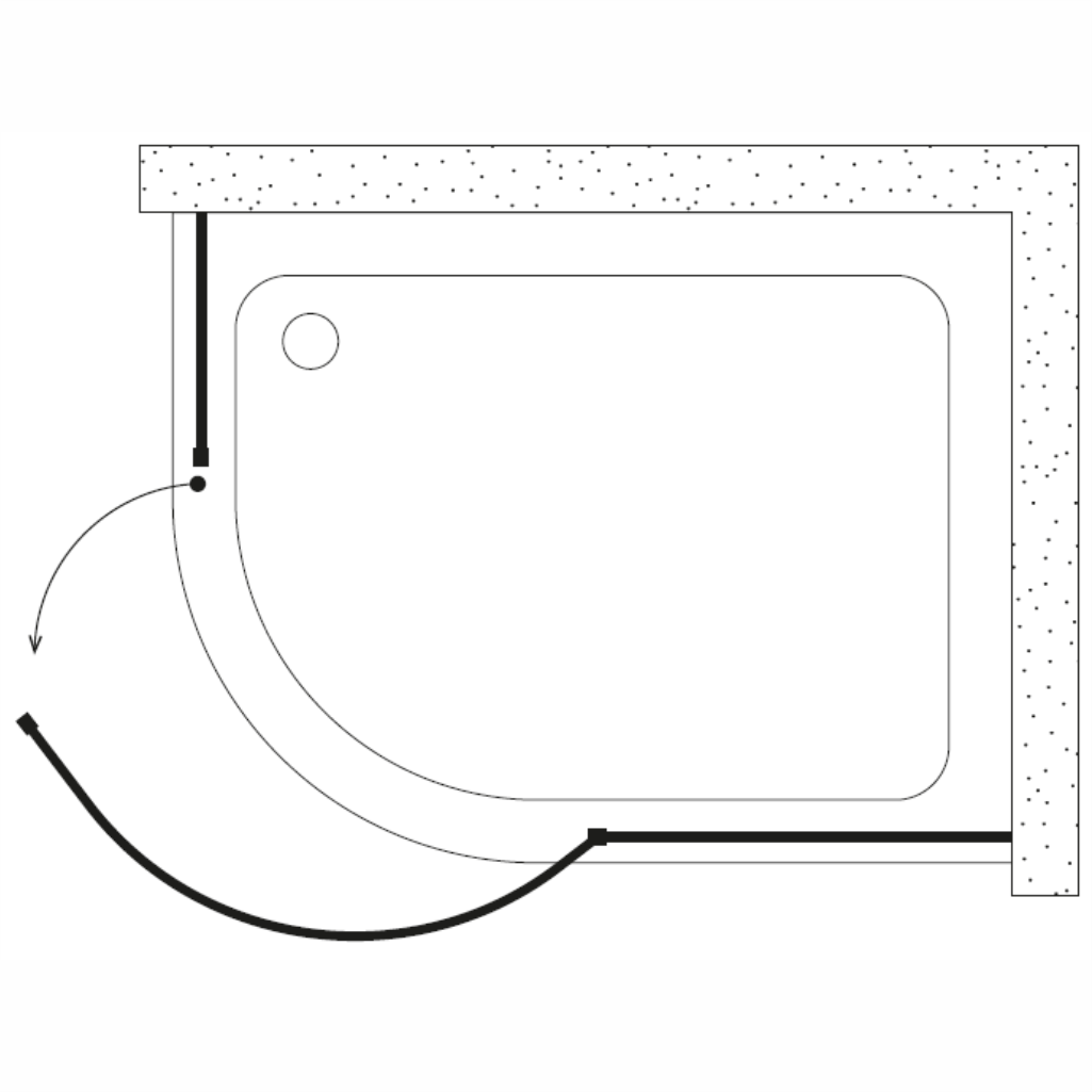 SHOWER ORIGINAL 2 Sabit 1 Açılır Asimetrik Tekne Üzeri Kabin
