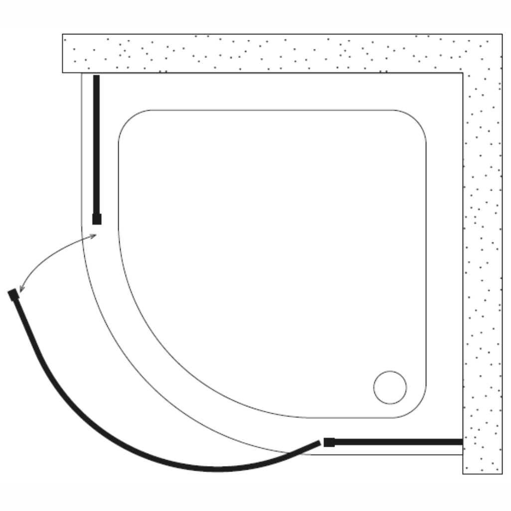 SHOWER ORIGINAL 2 Sabit 1 Açılır Oval Tekne Üzeri Kabin