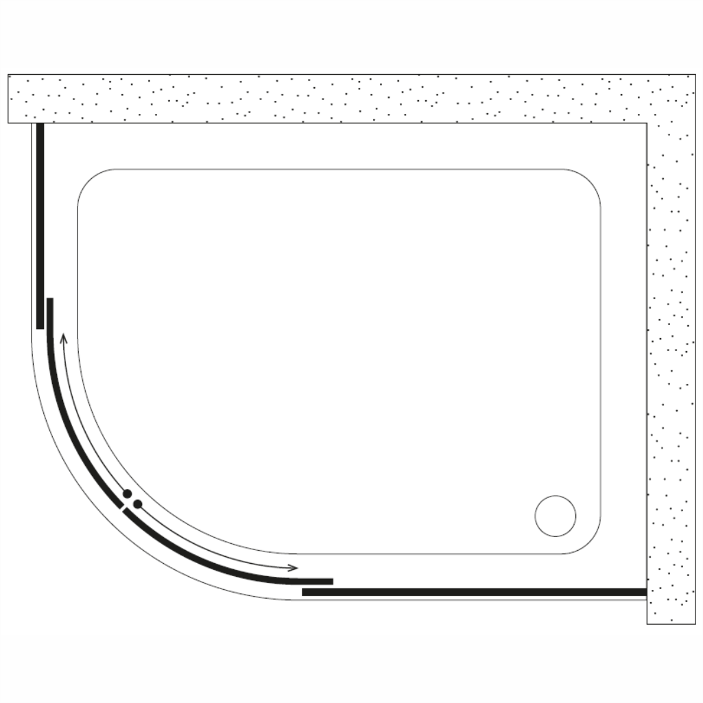SHOWER SATURN 2 Sabit 2 Çalışır Asimetrik Tekne Üzeri Kabin