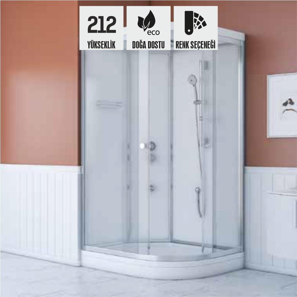 SHOWER SOFT Tekne Üzeri Asimetrik Kompakt Sistem