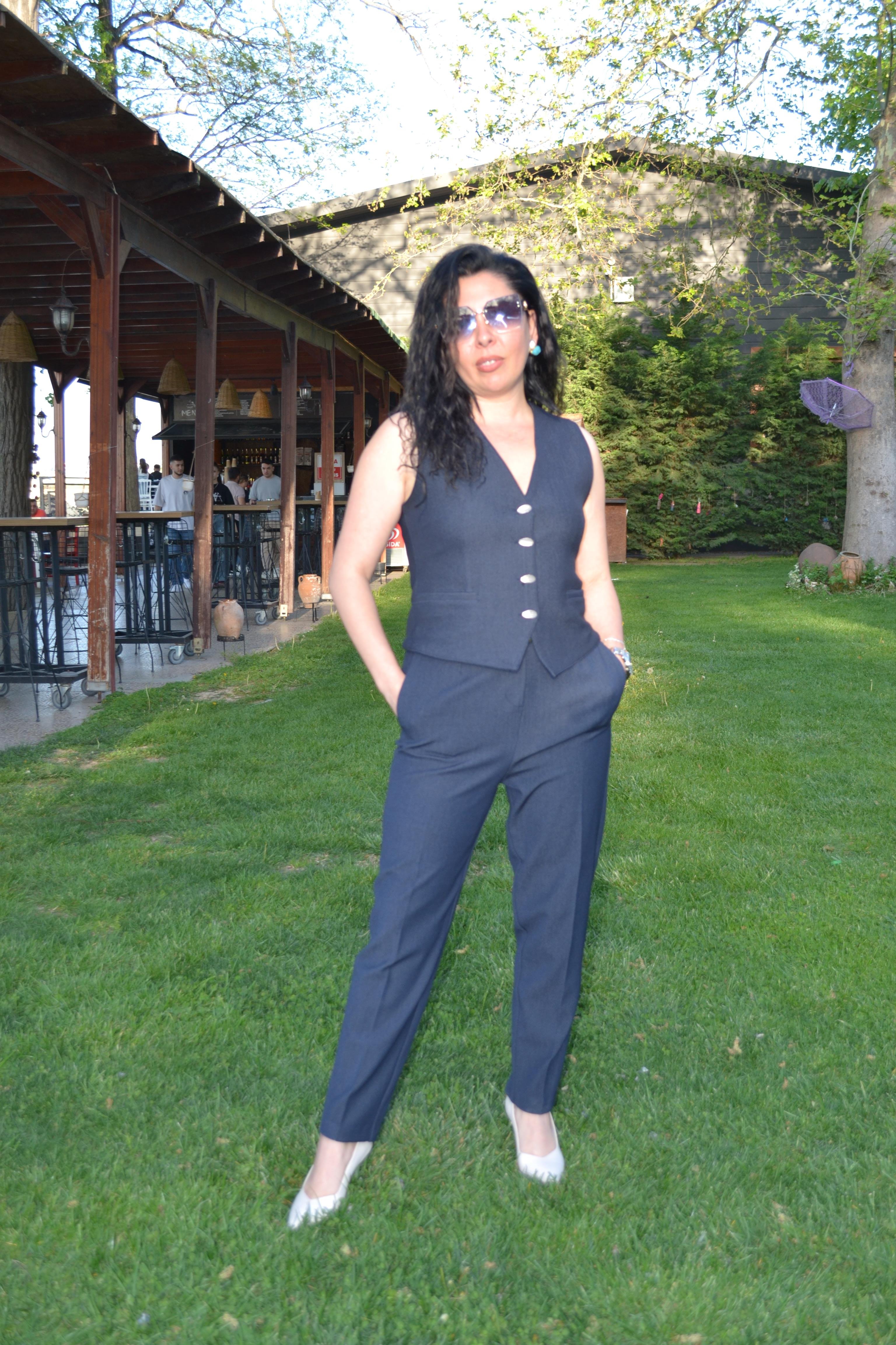 Denim klasik pantolon