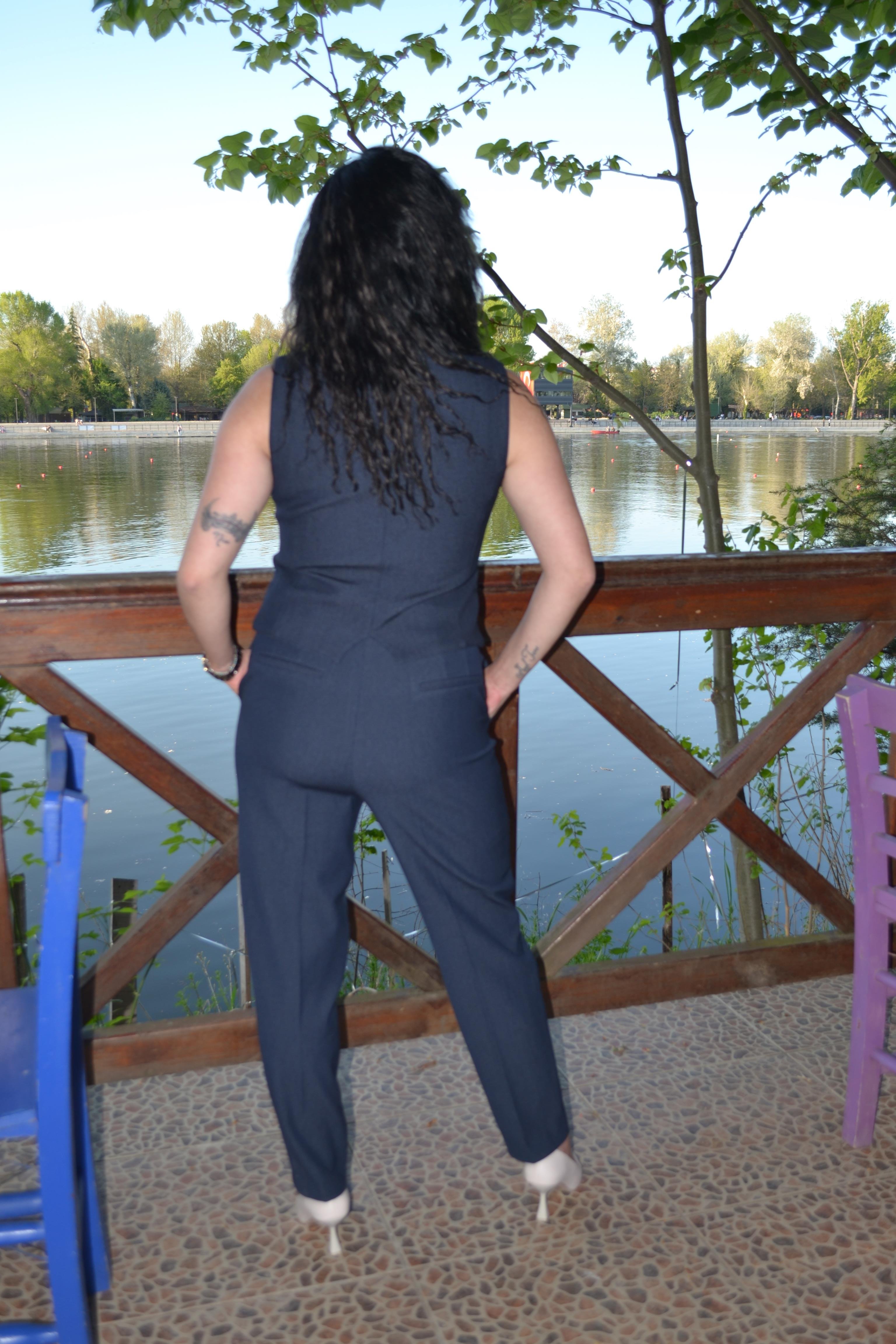 Denim klasik pantolon
