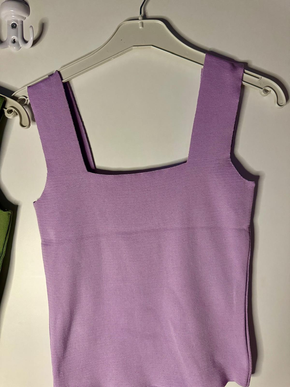 Mor Askılı Crop 
