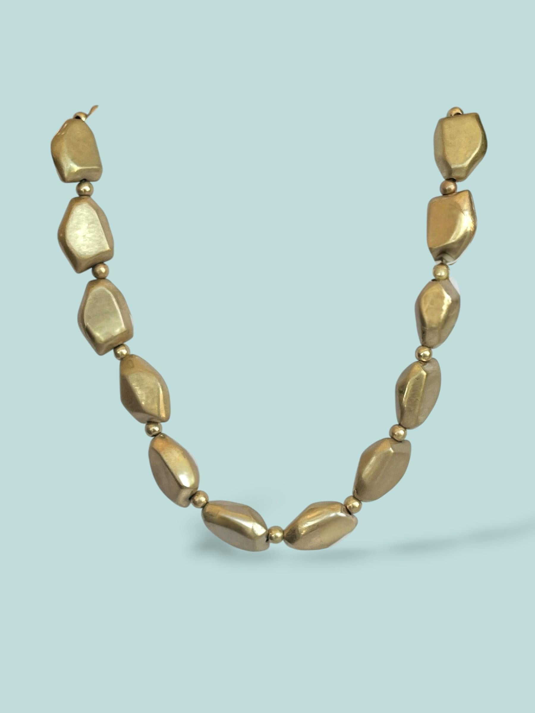Sıra Taş Gold Kolye