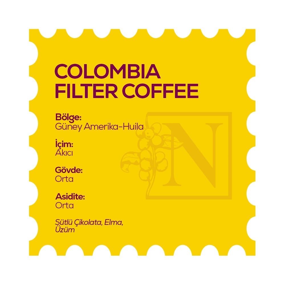 Colombia Huila Filtre Kahve-  Senin KahvenColombia Cundinamarca Filtre Kahve