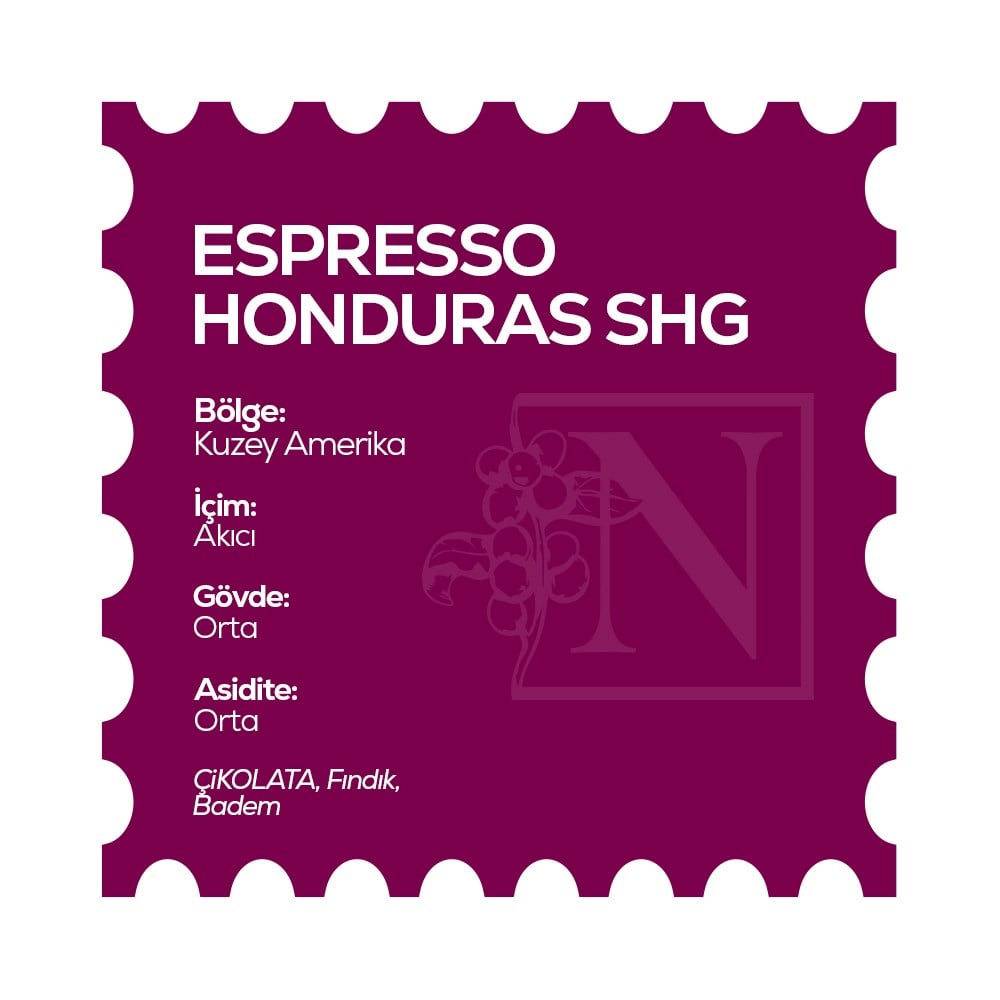Honduras SHG 18 EspressoEspresso Honduras SHG 18