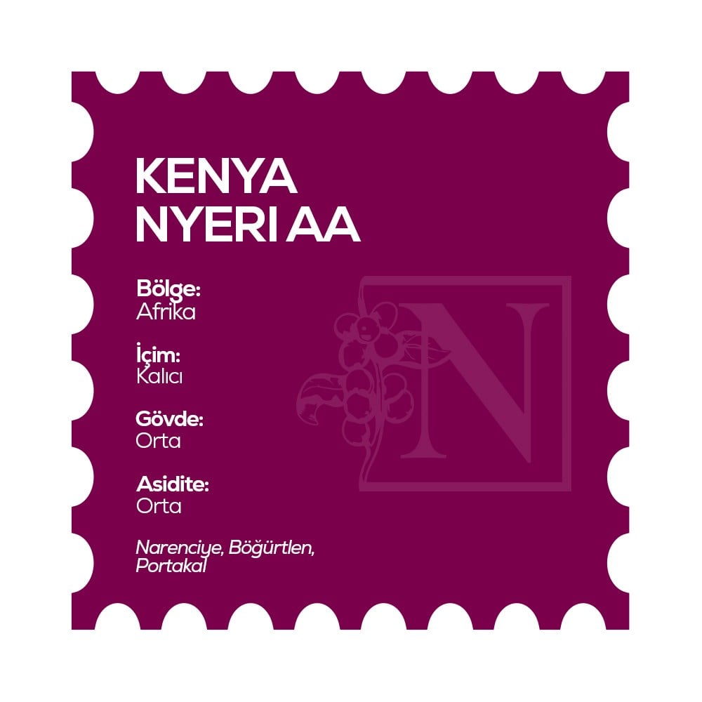 Kenya Nyeri AA Filtre Kahve- Senin KahvenKenya Nyeri AA Filtre Kahve