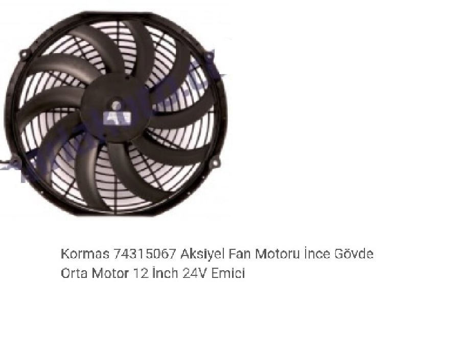 24V KOMPLE AXIEL YASSI ORTA EMICI 12