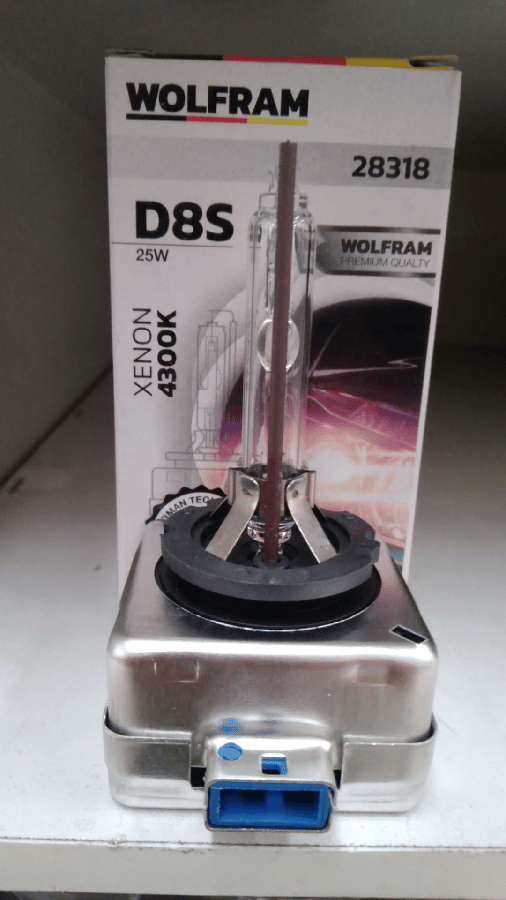 Ampul 12V D8S 25W PK32d1 Xenarc 4300K Kahverengi Cubuk