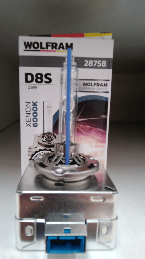AMPUL 12V D8S 25W PK32d1 XENON 6000K UltraVIolet MAVI CAM