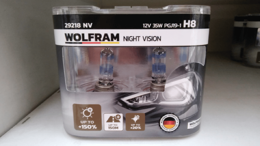 AMPUL 12V H8 35W PGJ191 NIGHT VISION +%150 FAZLA +%20 BEYAZ ISIK TAKIM