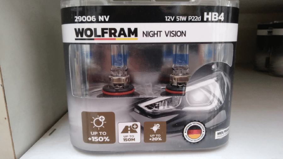 AMPUL 12V HB4 80W P22d NIGHT VISION +%150 FAZLA +%20 BEYAZ ISIK TAKIM